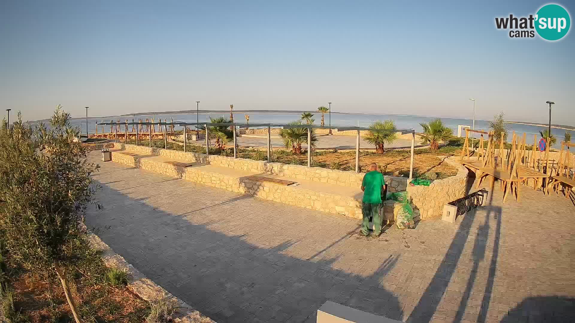 Mandre Summer Stage Webcam – Velika điga | Pag Island
