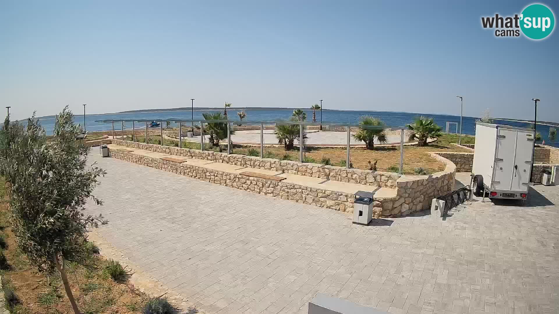 Mandre Summer Stage Webcam – Velika điga | Pag Island