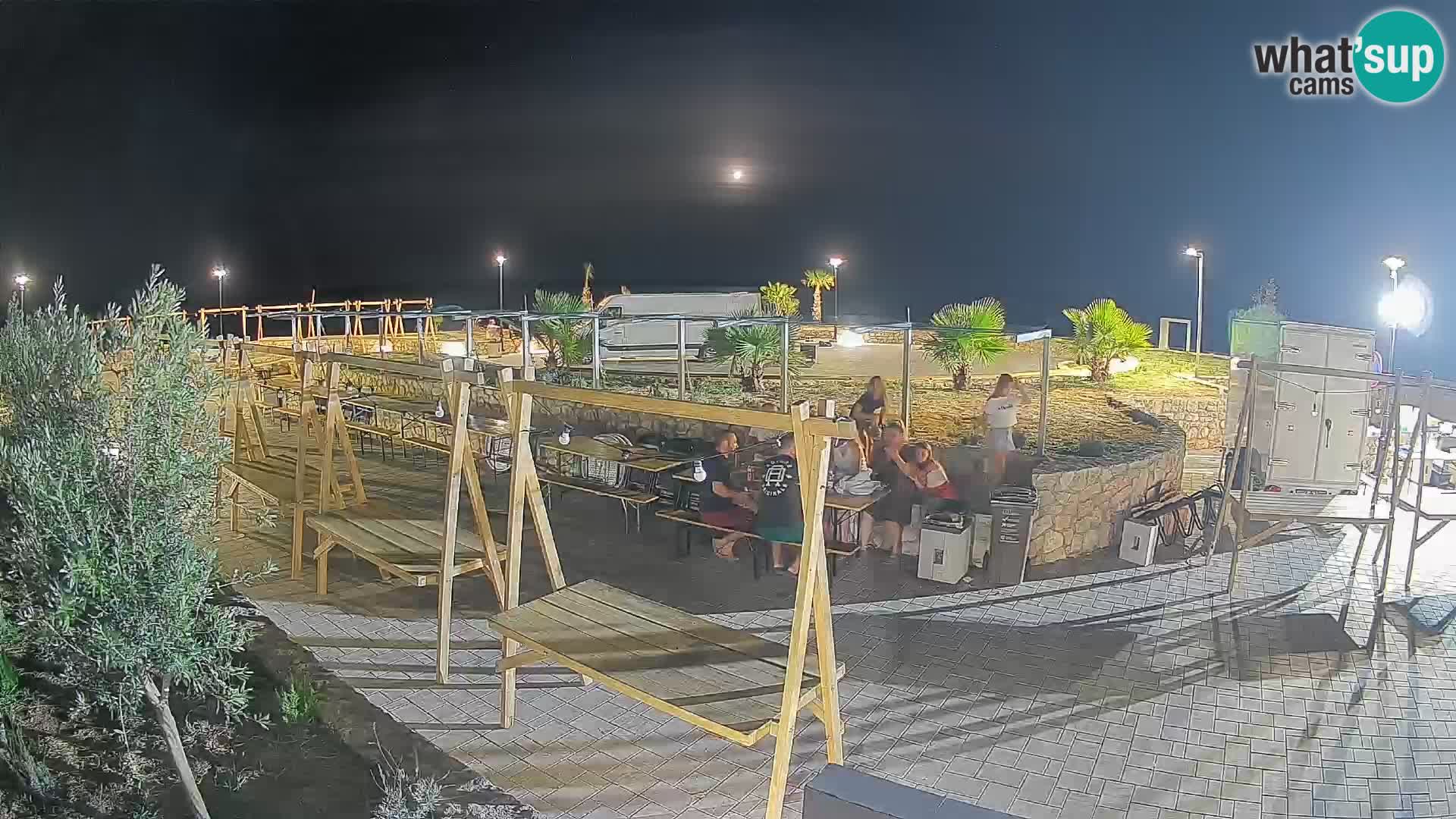 Mandre Summer Stage Webcam – Velika điga | Pag Island