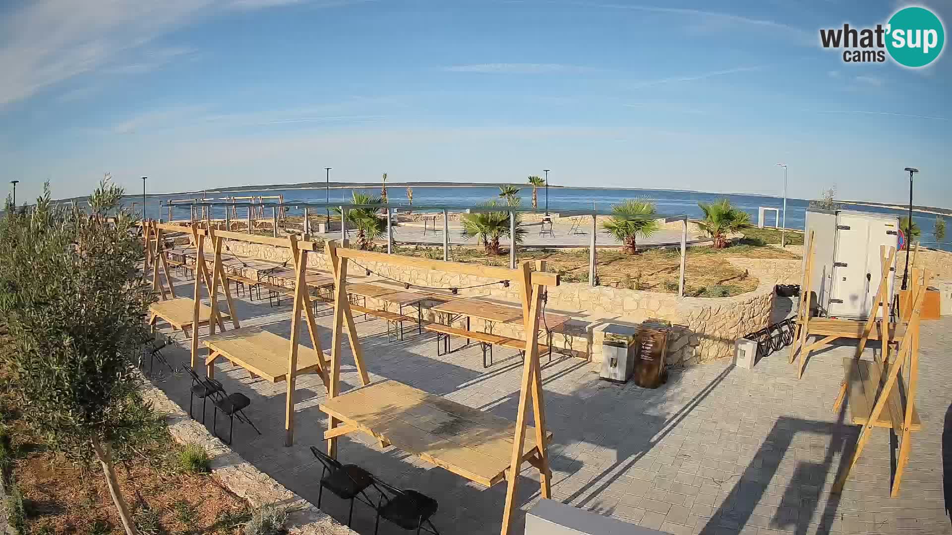Webcam Mandre – Palco estivo Velika điga | Isola di Pag
