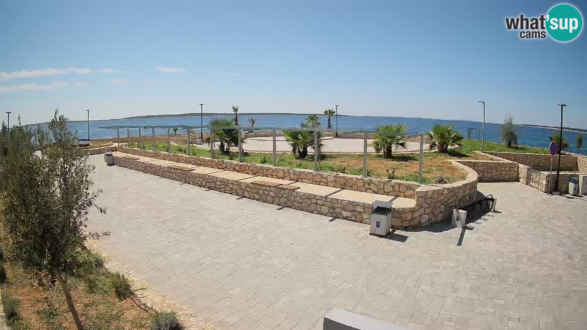 Mandre Summer Stage Webcam – Velika điga | Pag Island