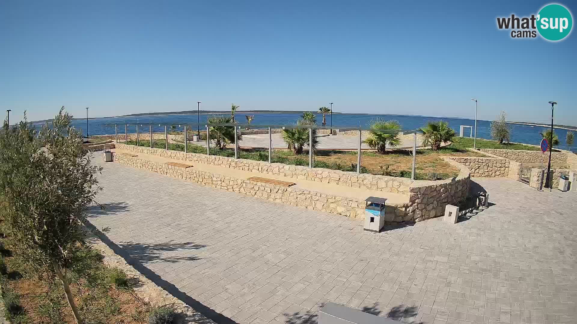 Mandre Summer Stage Webcam – Velika điga | Pag Island
