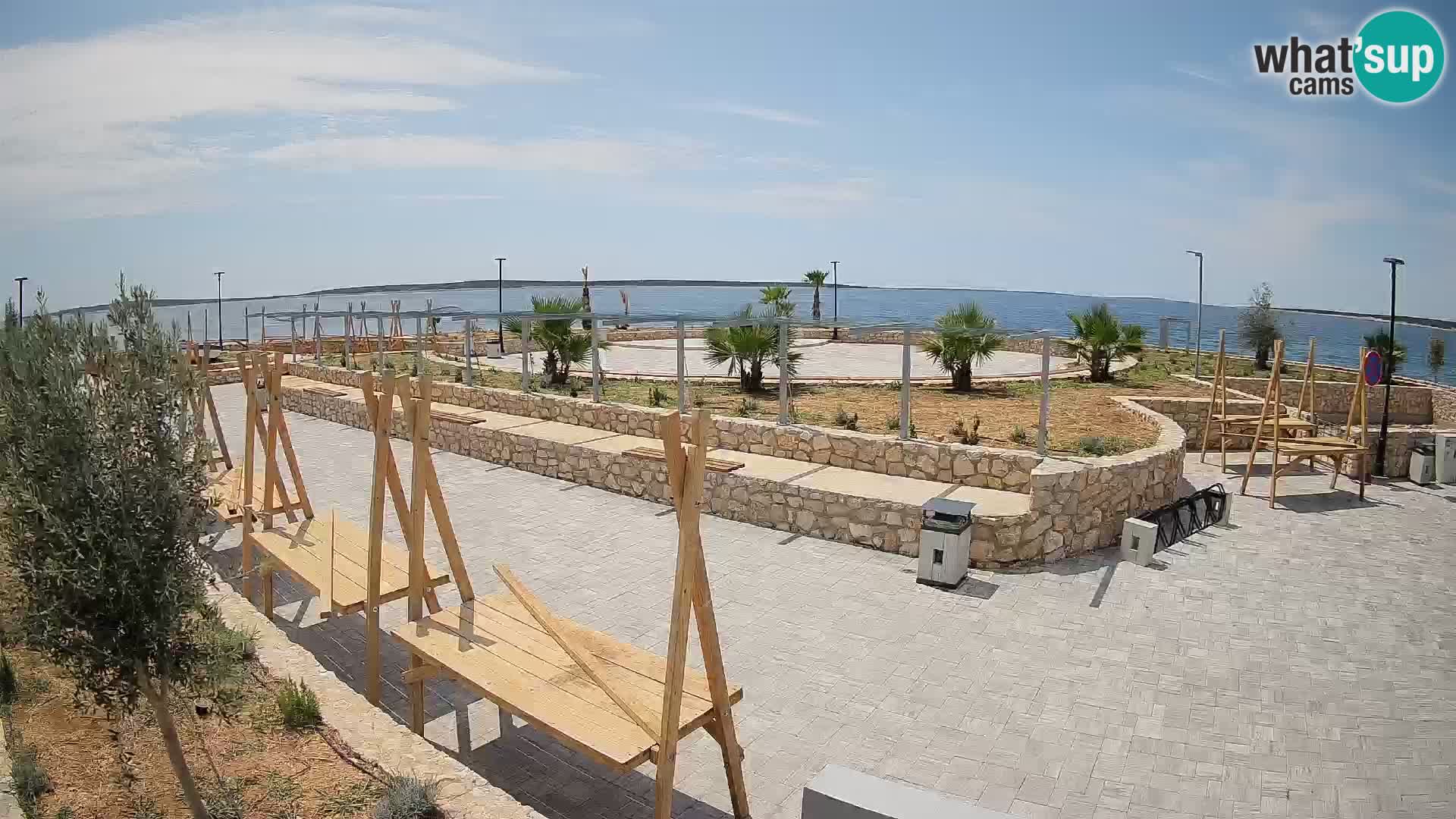 Webcam Mandre – Palco estivo Velika điga | Isola di Pag