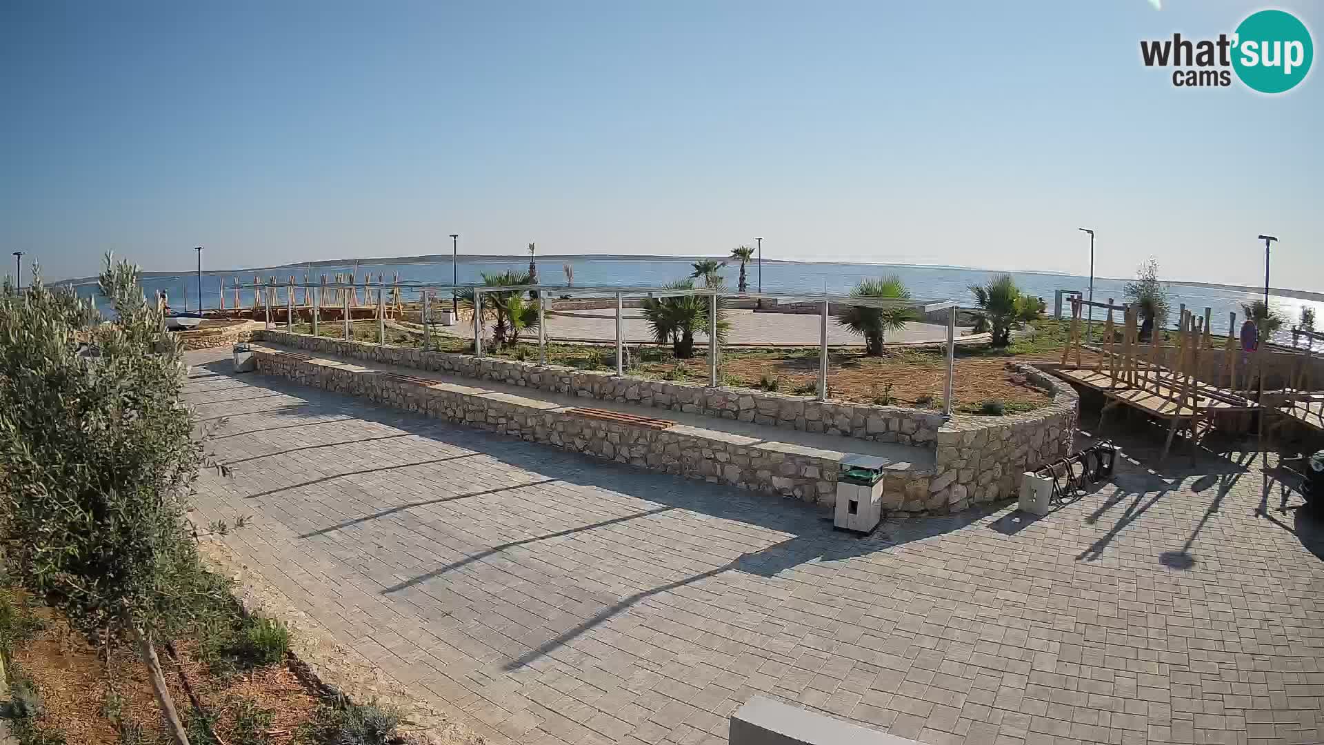 Webcam Mandre – Scène estivale Velika điga | Île de Pag