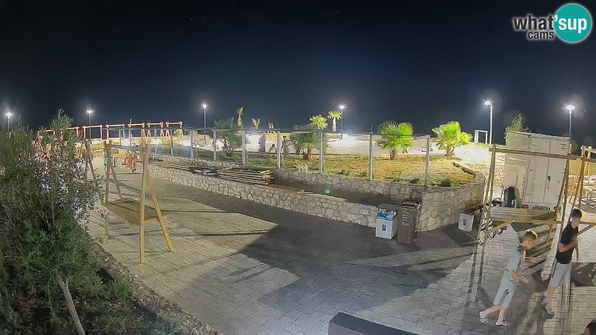 Webcam Mandre – Scène estivale Velika điga | Île de Pag