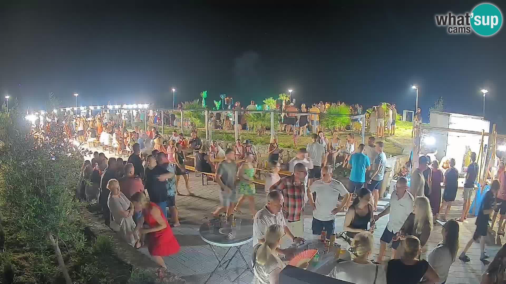 Spletna kamera Mandre – Poletni oder Velika điga | Otok Pag