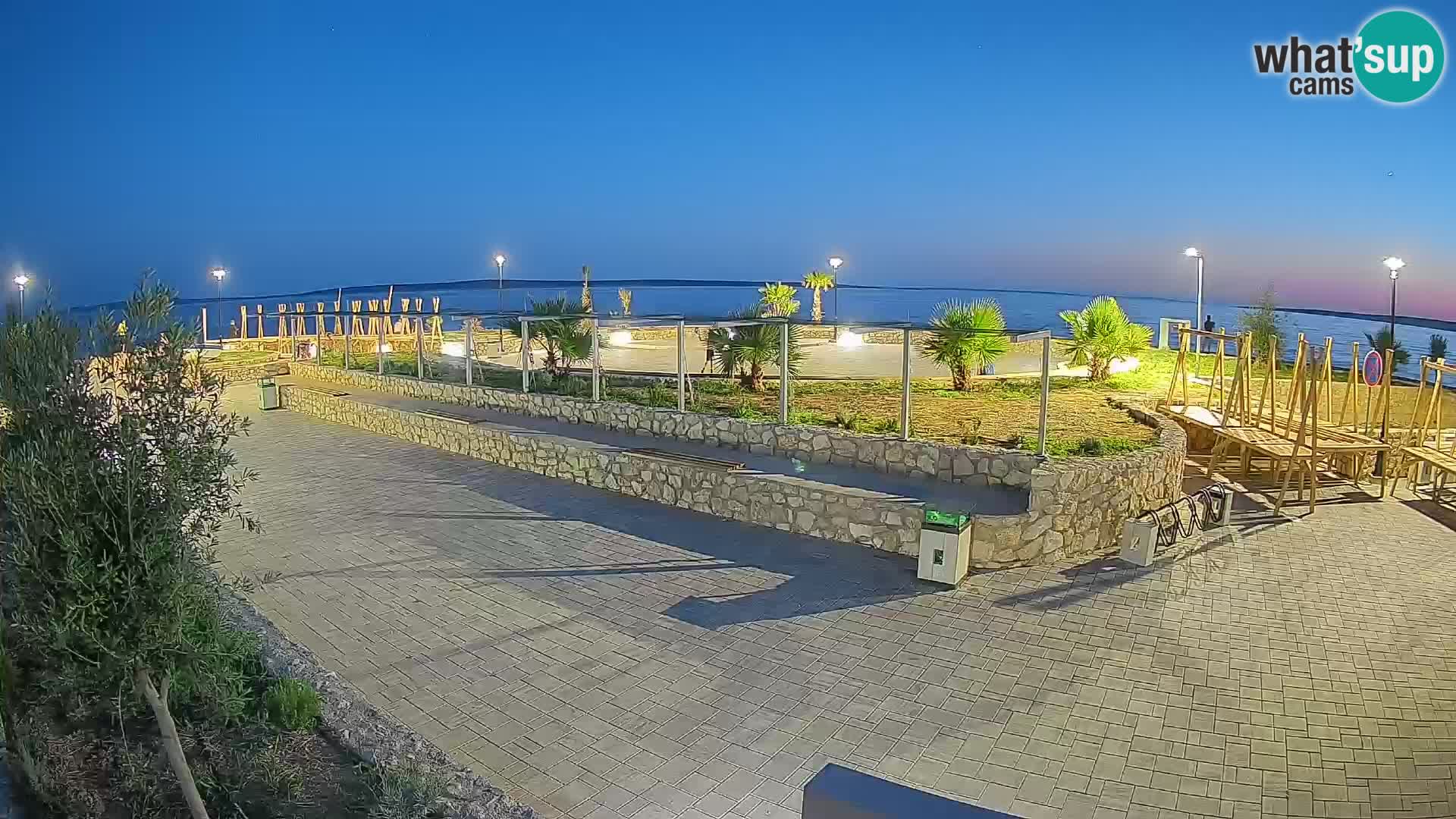 Webcam Mandre – Escenario de verano Velika điga | Isla de Pag
