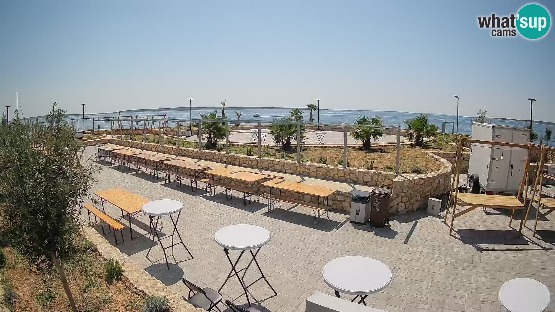 Webcam Mandre – Palco estivo Velika điga | Isola di Pag