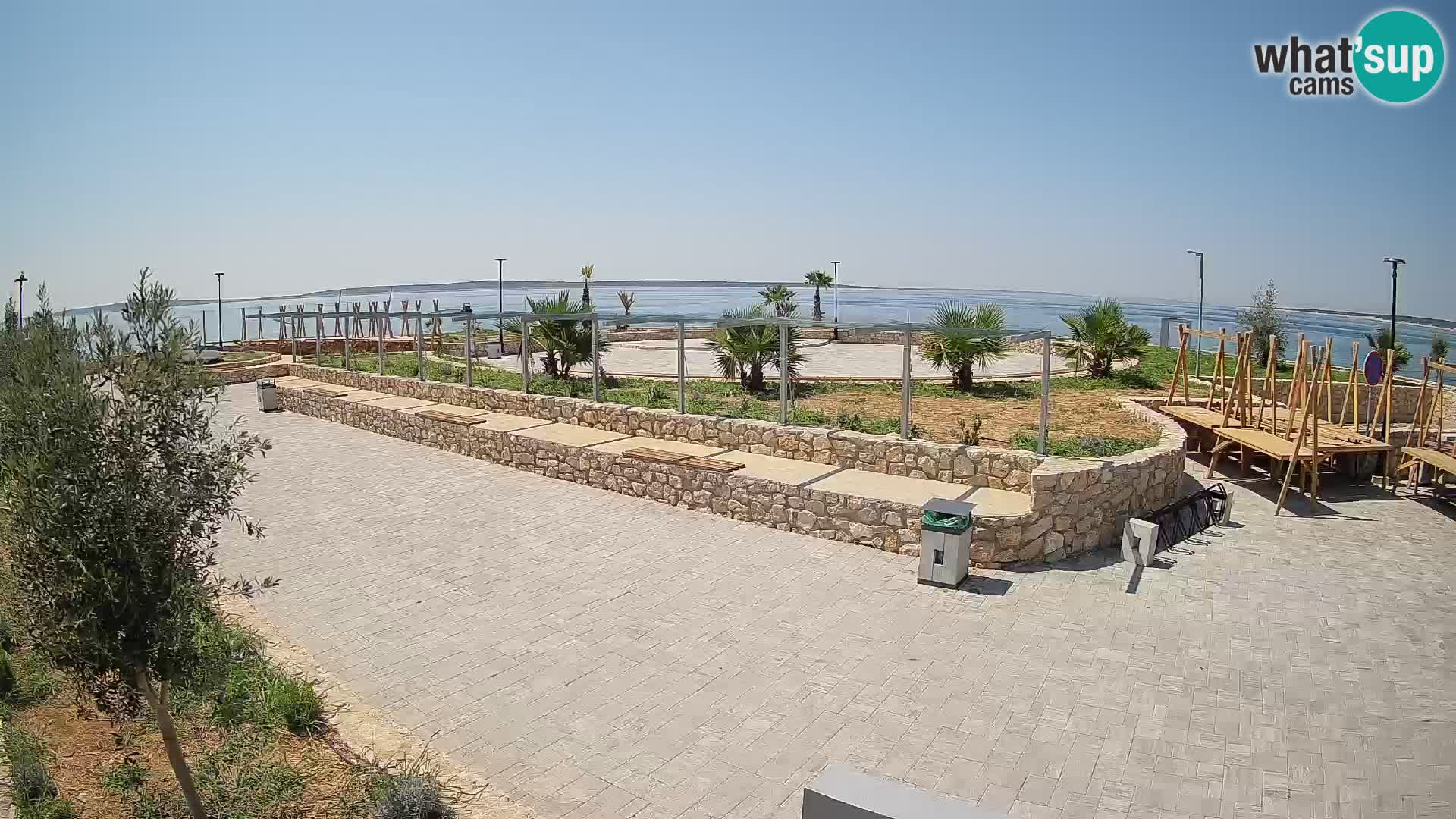 Webcam Mandre – Scène estivale Velika điga | Île de Pag