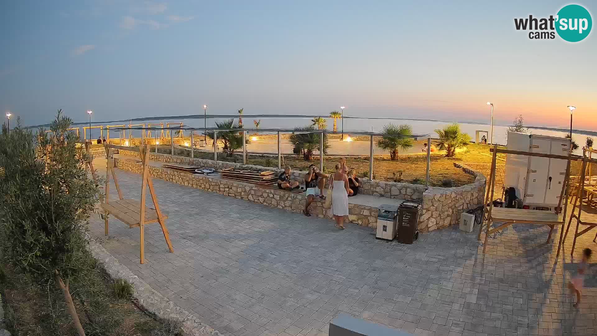 Webcam Mandre – Escenario de verano Velika điga | Isla de Pag