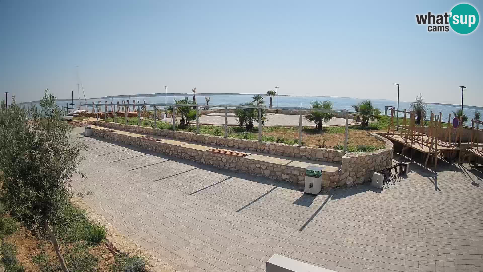 Mandre Summer Stage Webcam – Velika điga | Pag Island