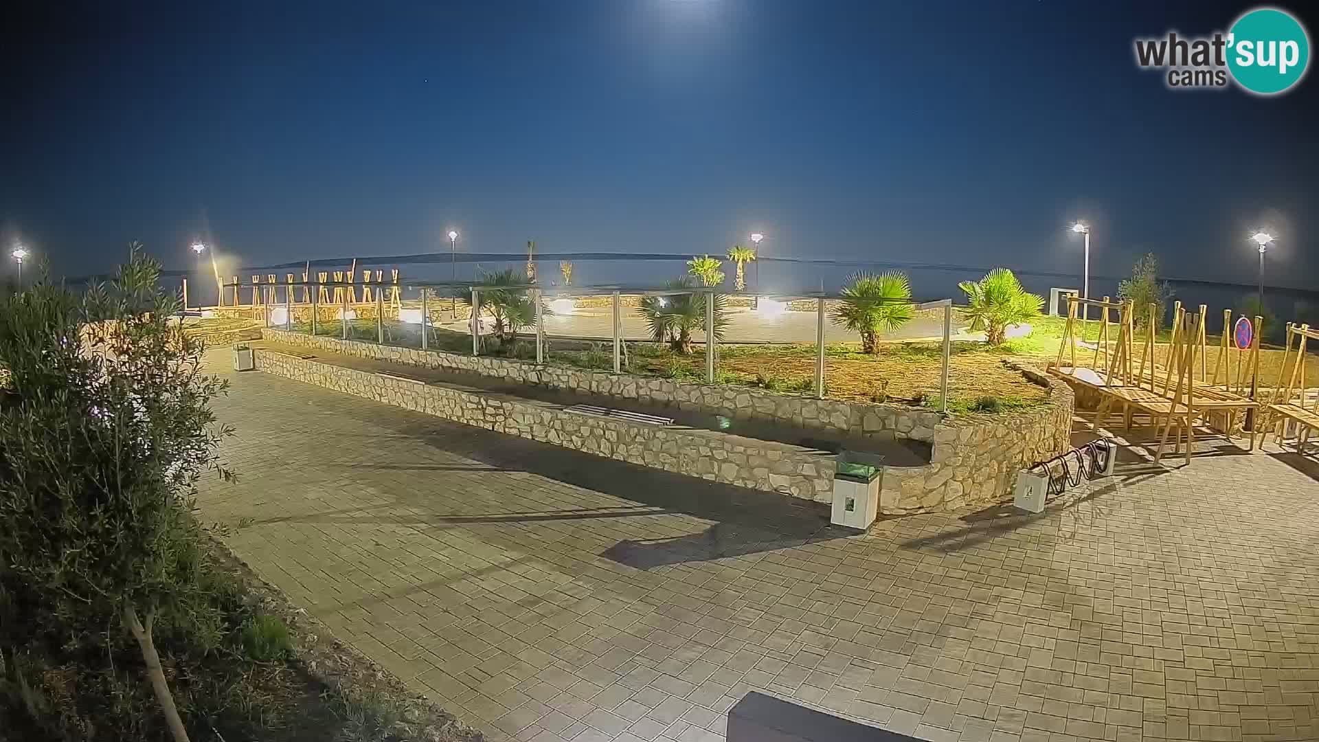 Webcam Mandre – Escenario de verano Velika điga | Isla de Pag