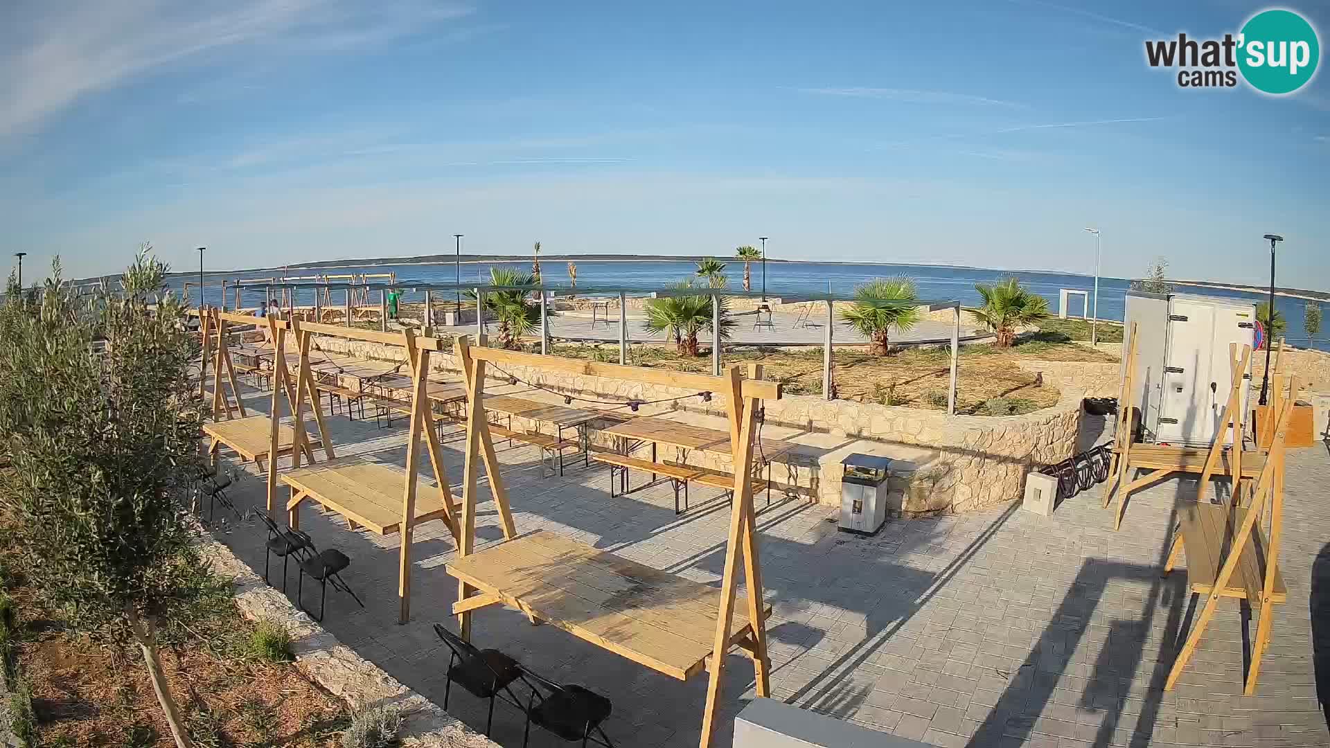 Webcam Mandre – Palco estivo Velika điga | Isola di Pag
