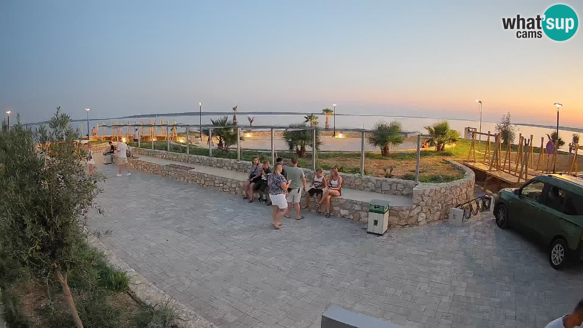Webcam Mandre – Escenario de verano Velika điga | Isla de Pag