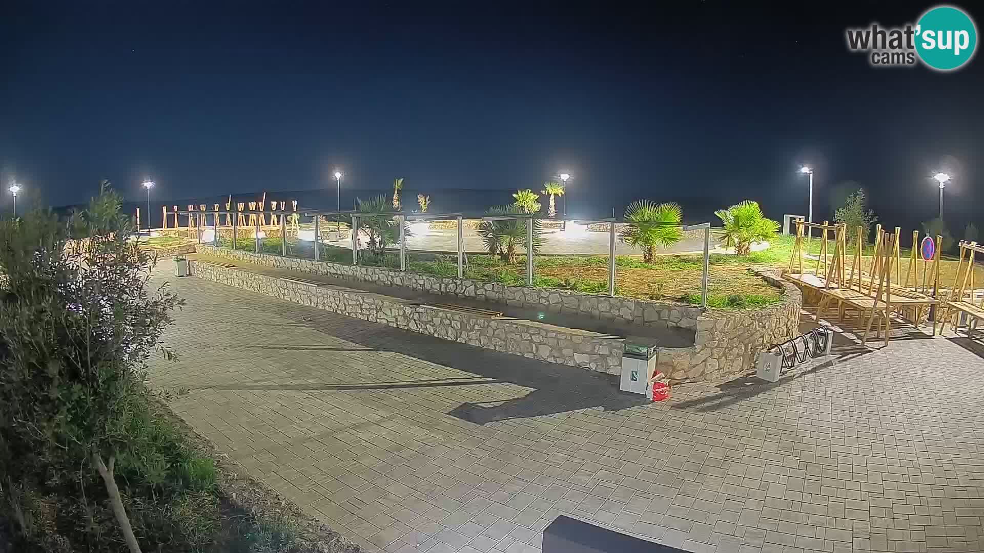 Webcam Mandre – Scène estivale Velika điga | Île de Pag