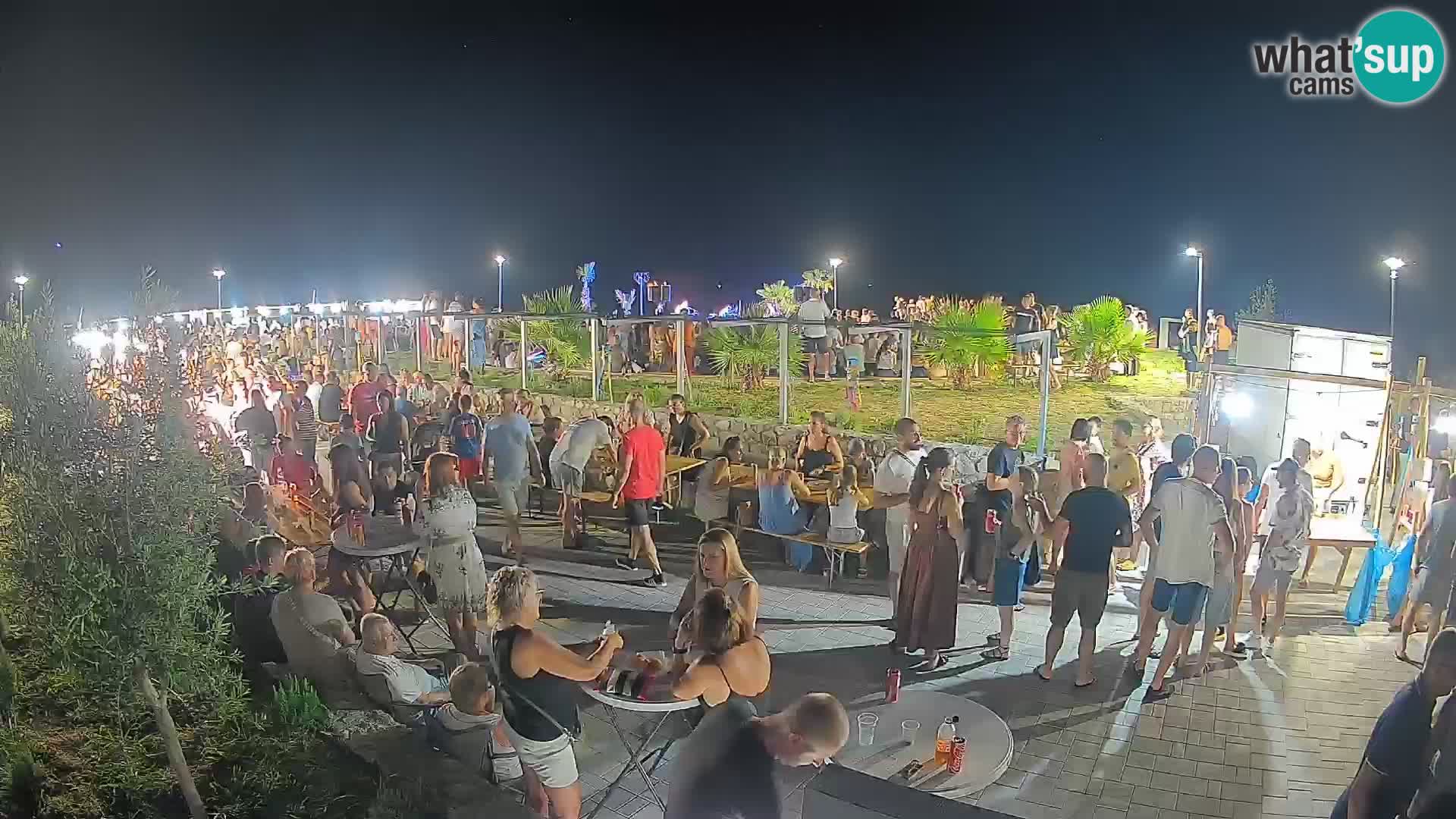 Webcam Mandre – Escenario de verano Velika điga | Isla de Pag