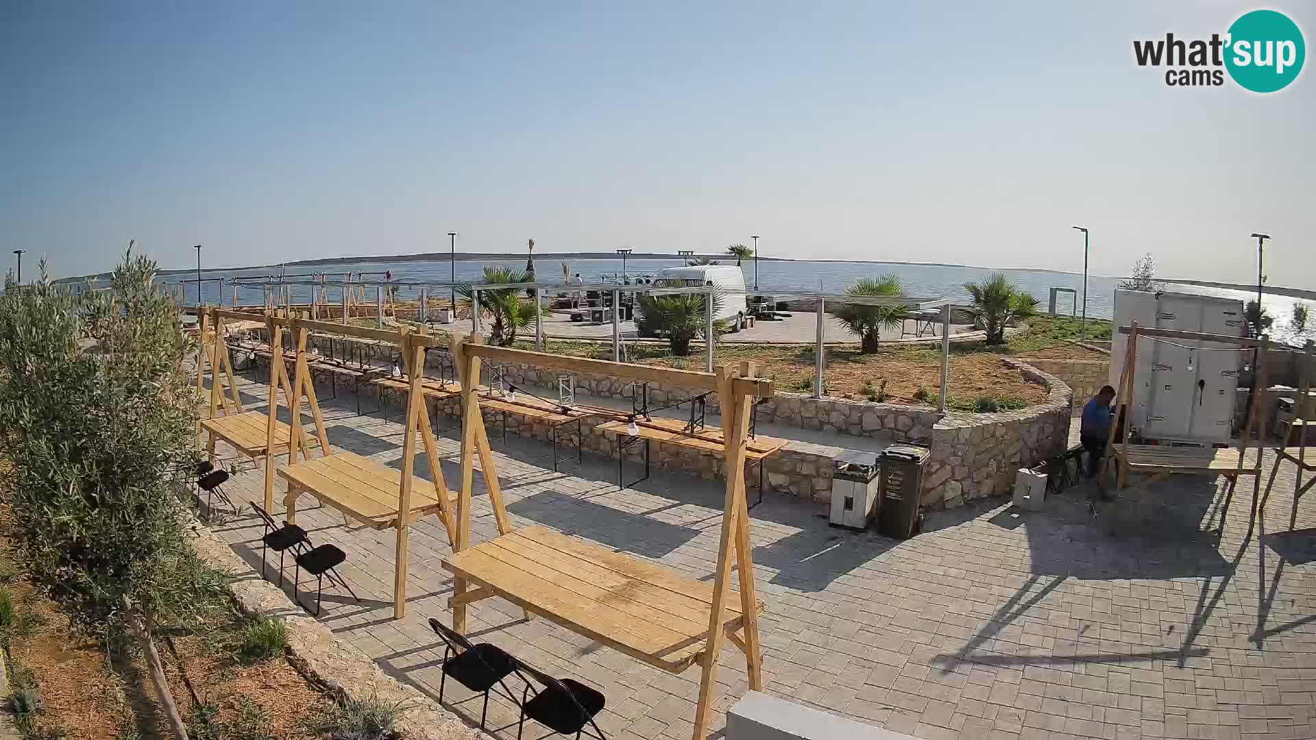 Mandre Sommerbühne Webcam – Velika điga | Insel Pag