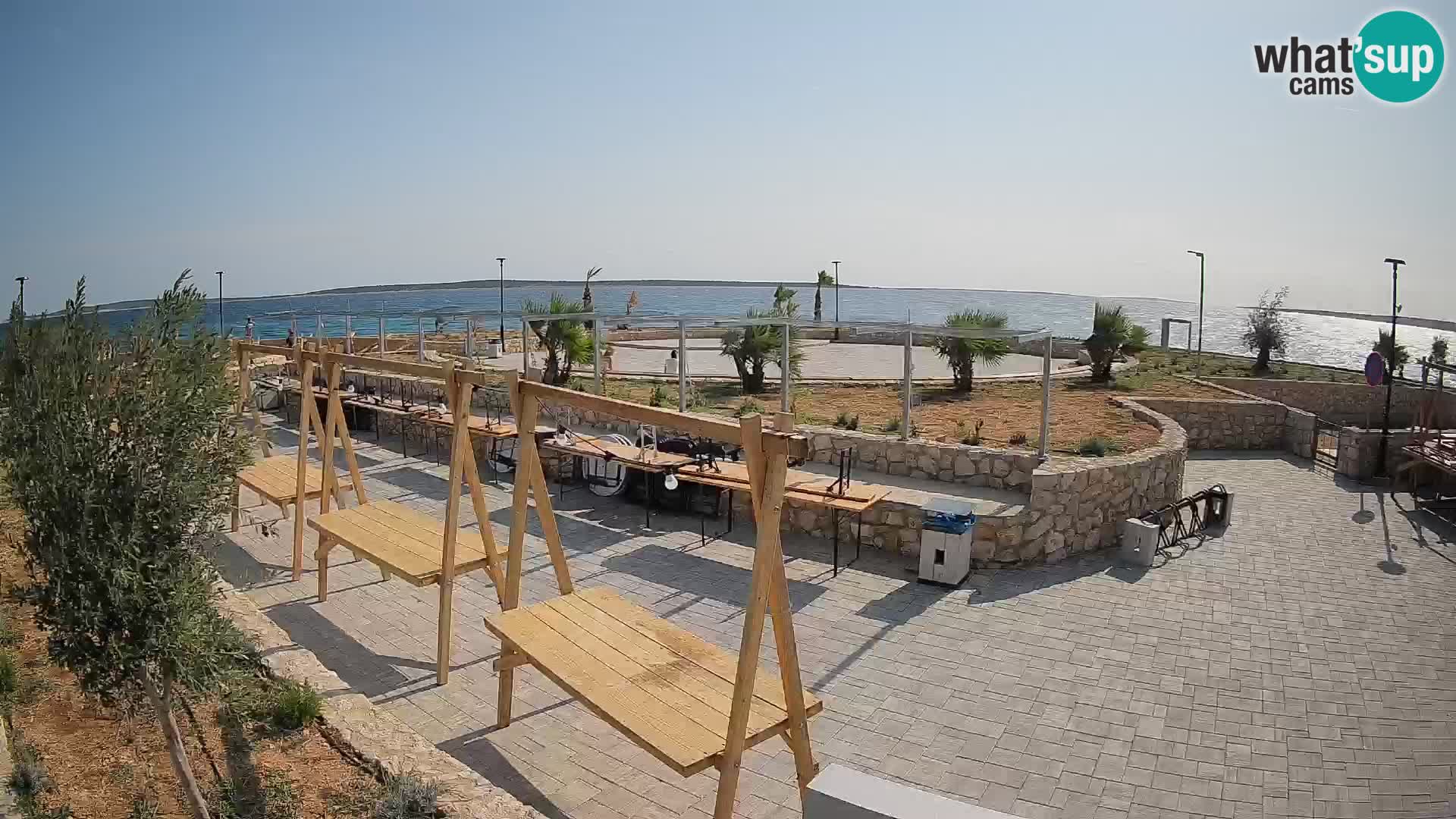 Webcam Mandre – Palco estivo Velika điga | Isola di Pag