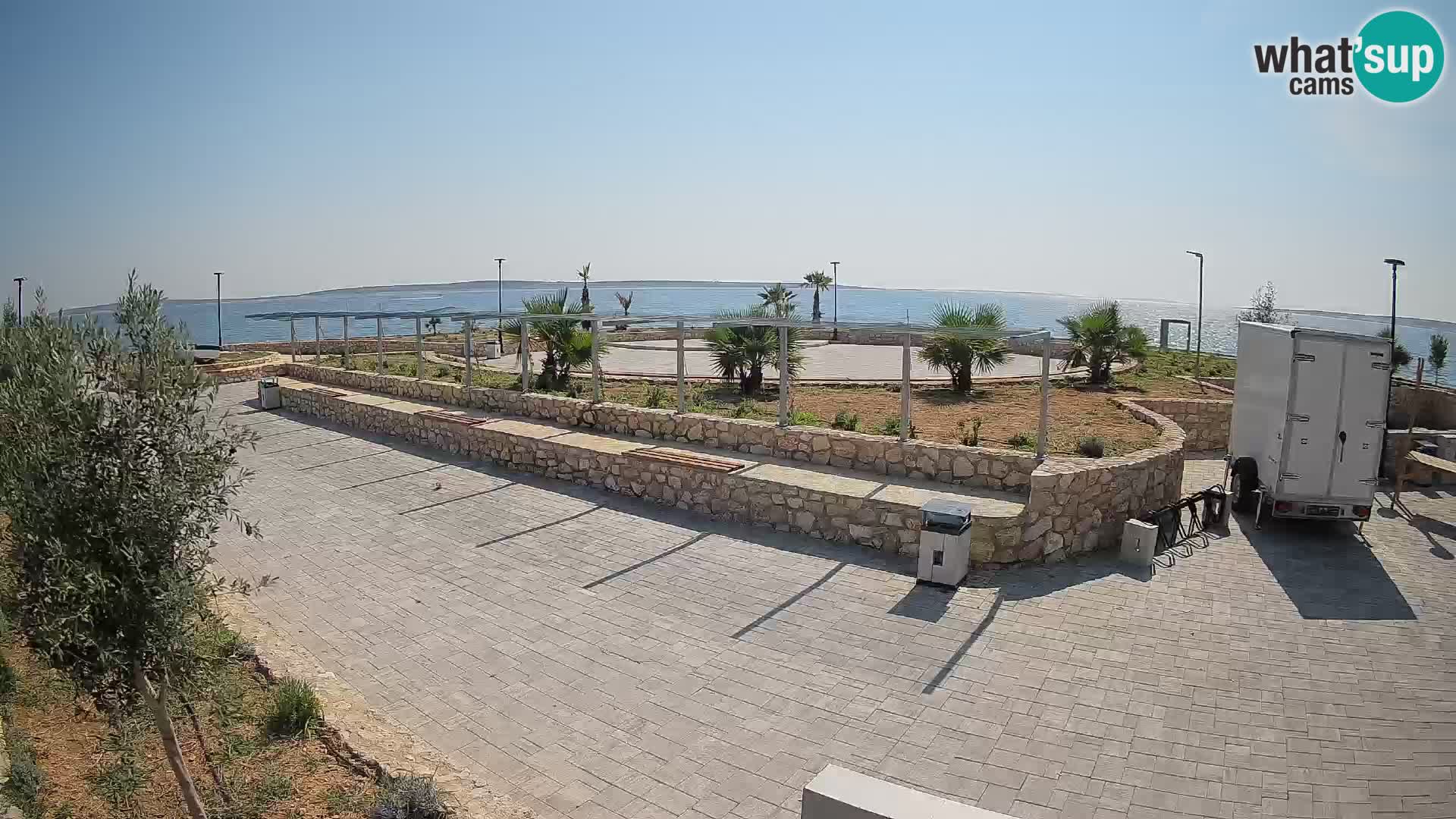 Webcam Mandre – Palco estivo Velika điga | Isola di Pag