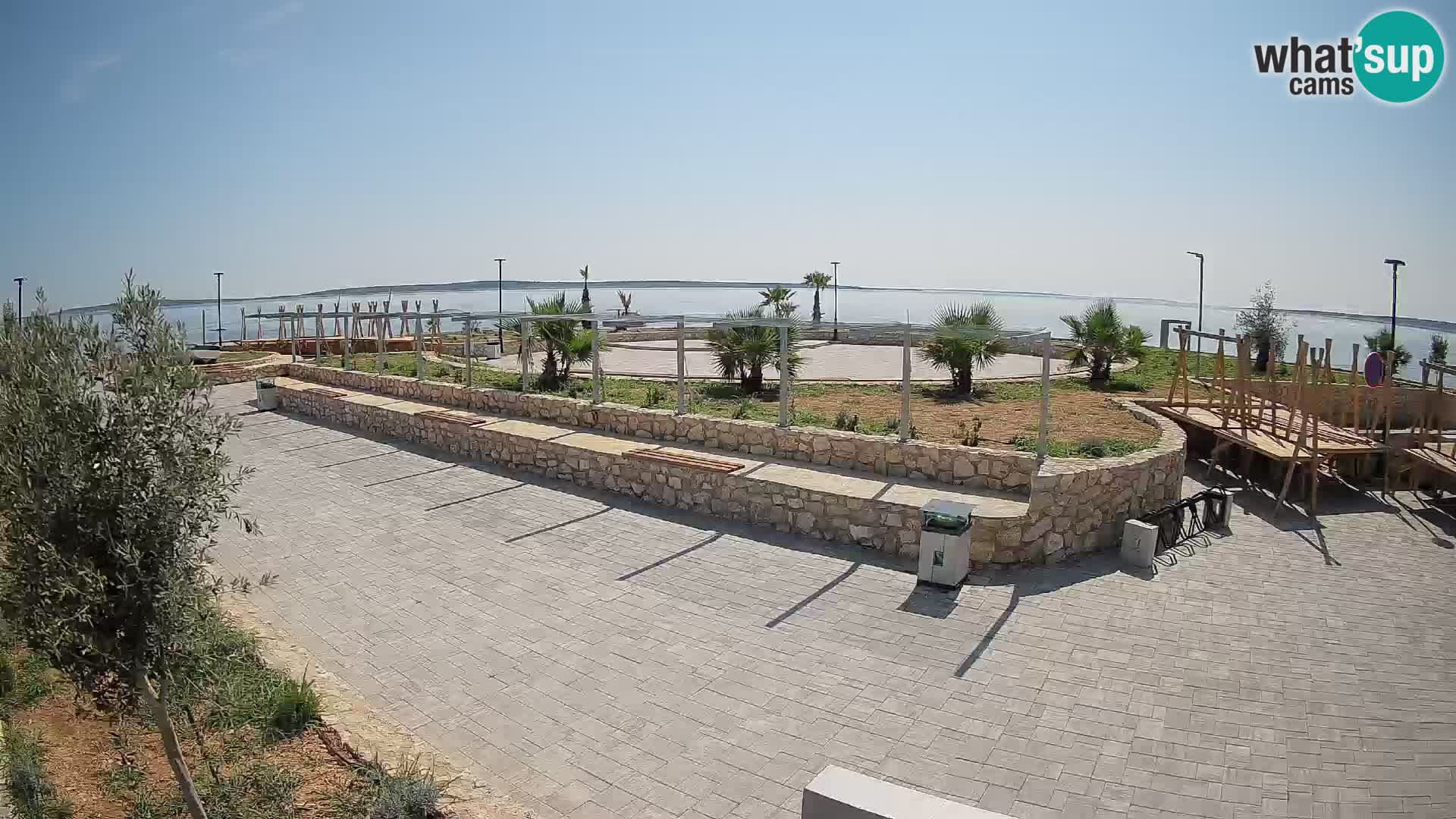 Webcam Mandre – Palco estivo Velika điga | Isola di Pag