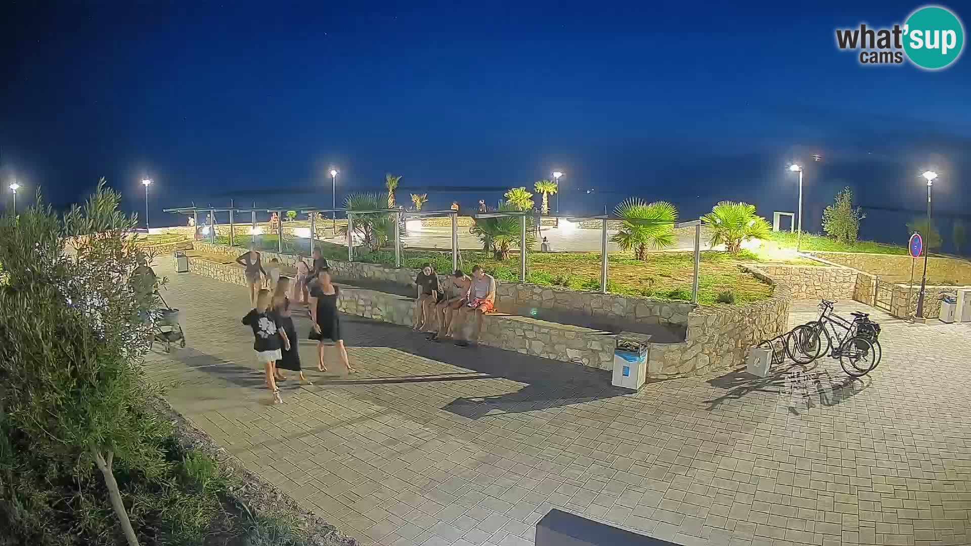 Webcam Mandre – Escenario de verano Velika điga | Isla de Pag