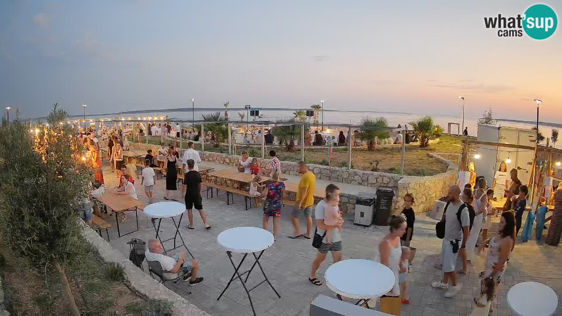Mandre Summer Stage Webcam – Velika điga | Pag Island