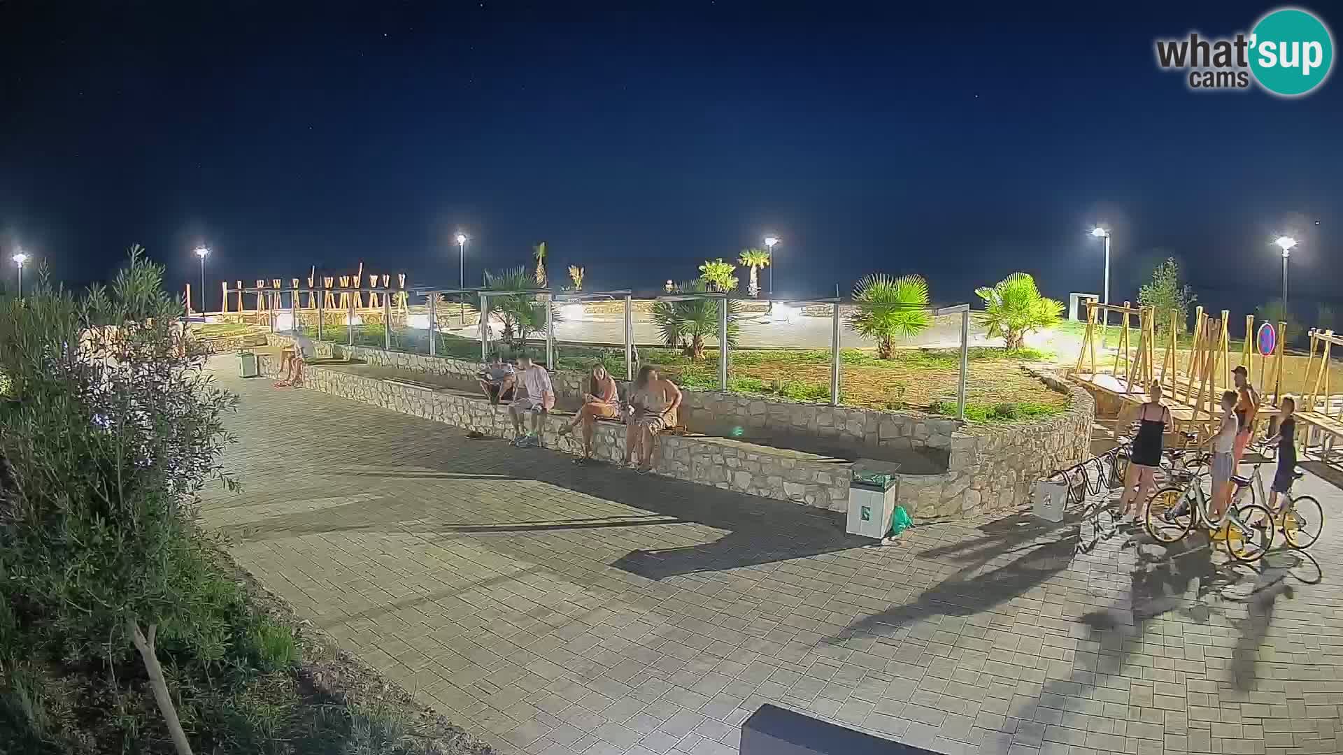 Webcam Mandre – Escenario de verano Velika điga | Isla de Pag