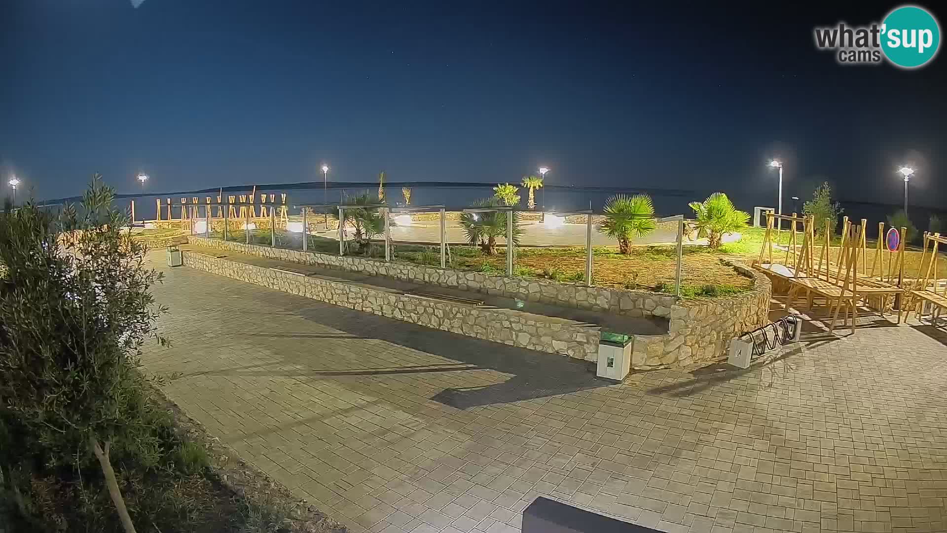 Webcam Mandre – Escenario de verano Velika điga | Isla de Pag