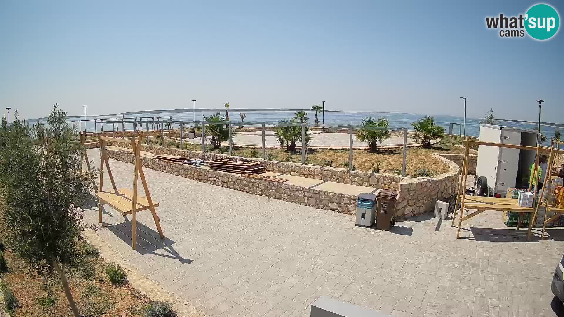 Webcam Mandre – Scène estivale Velika điga | Île de Pag