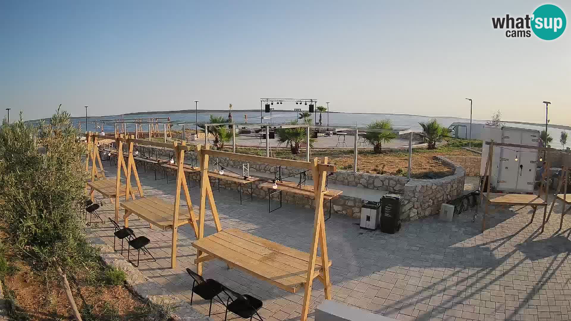 Webcam Mandre – Palco estivo Velika điga | Isola di Pag