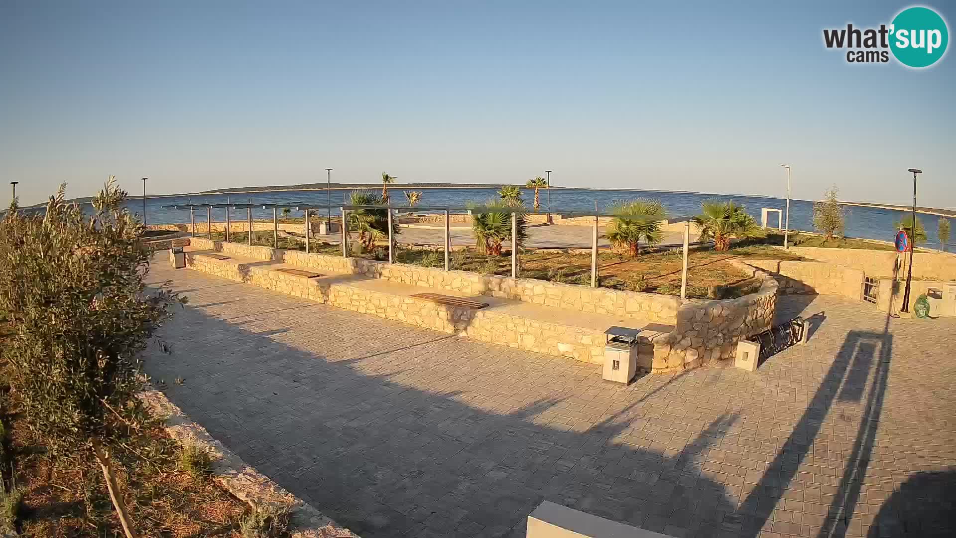 Webcam Mandre – Scène estivale Velika điga | Île de Pag