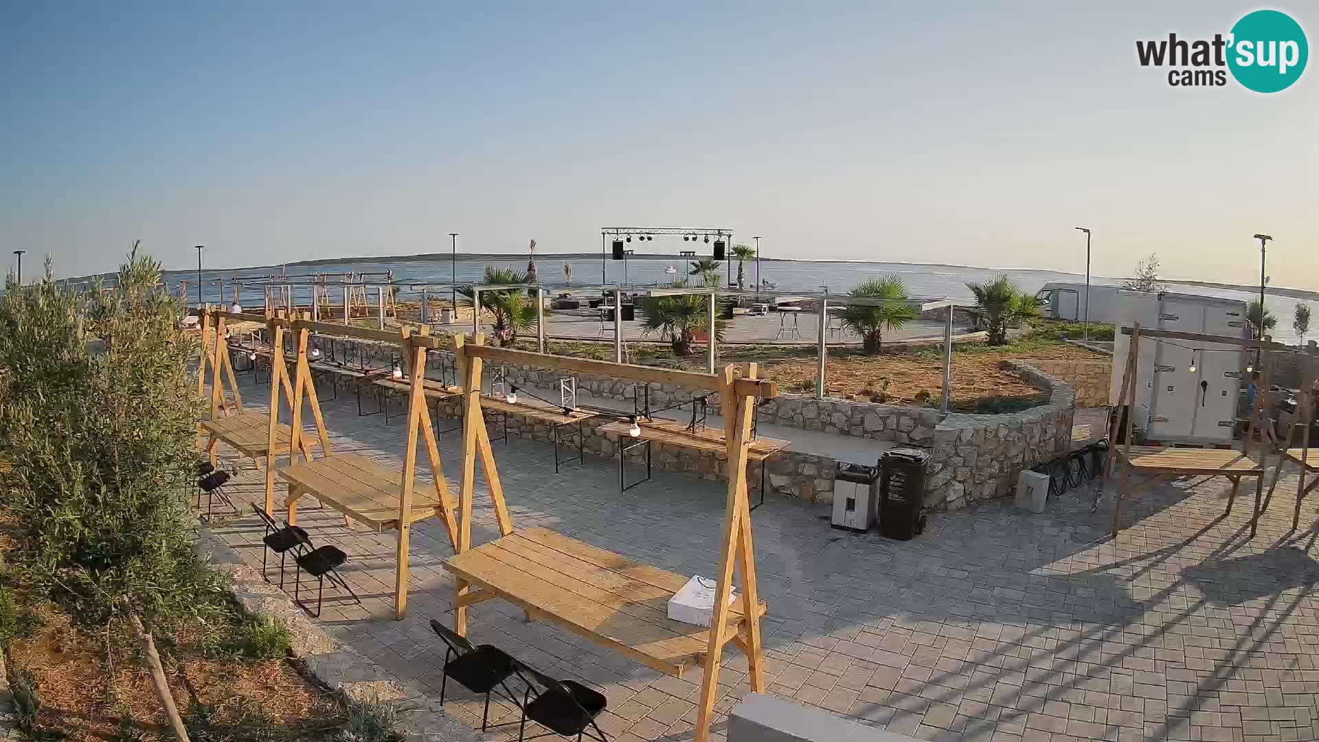 Webcam Mandre – Escenario de verano Velika điga | Isla de Pag