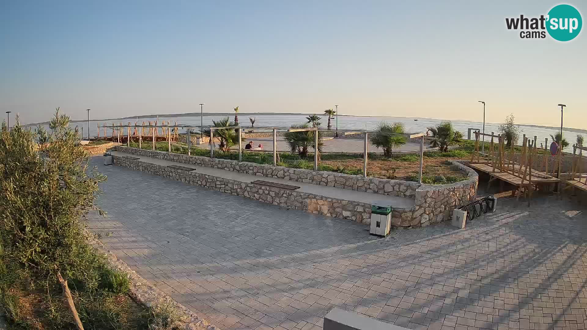 Webcam Mandre – Escenario de verano Velika điga | Isla de Pag
