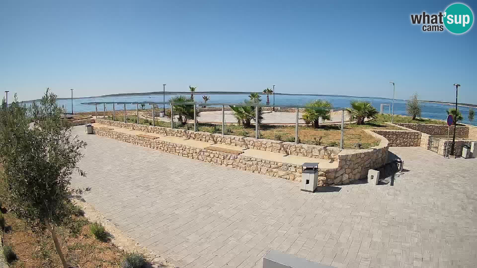 Webcam Mandre – Palco estivo Velika điga | Isola di Pag
