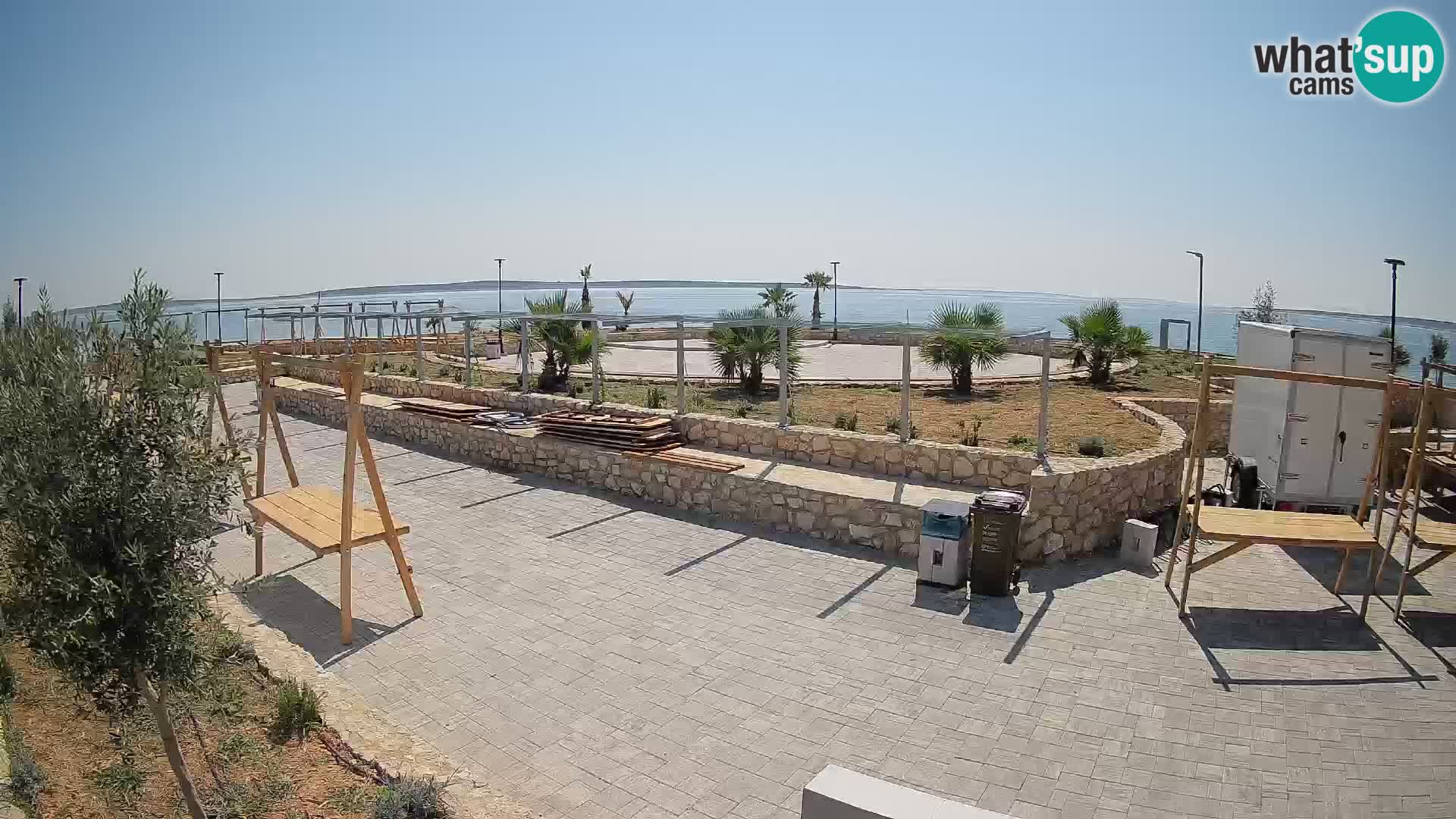 Webcam Mandre – Scène estivale Velika điga | Île de Pag