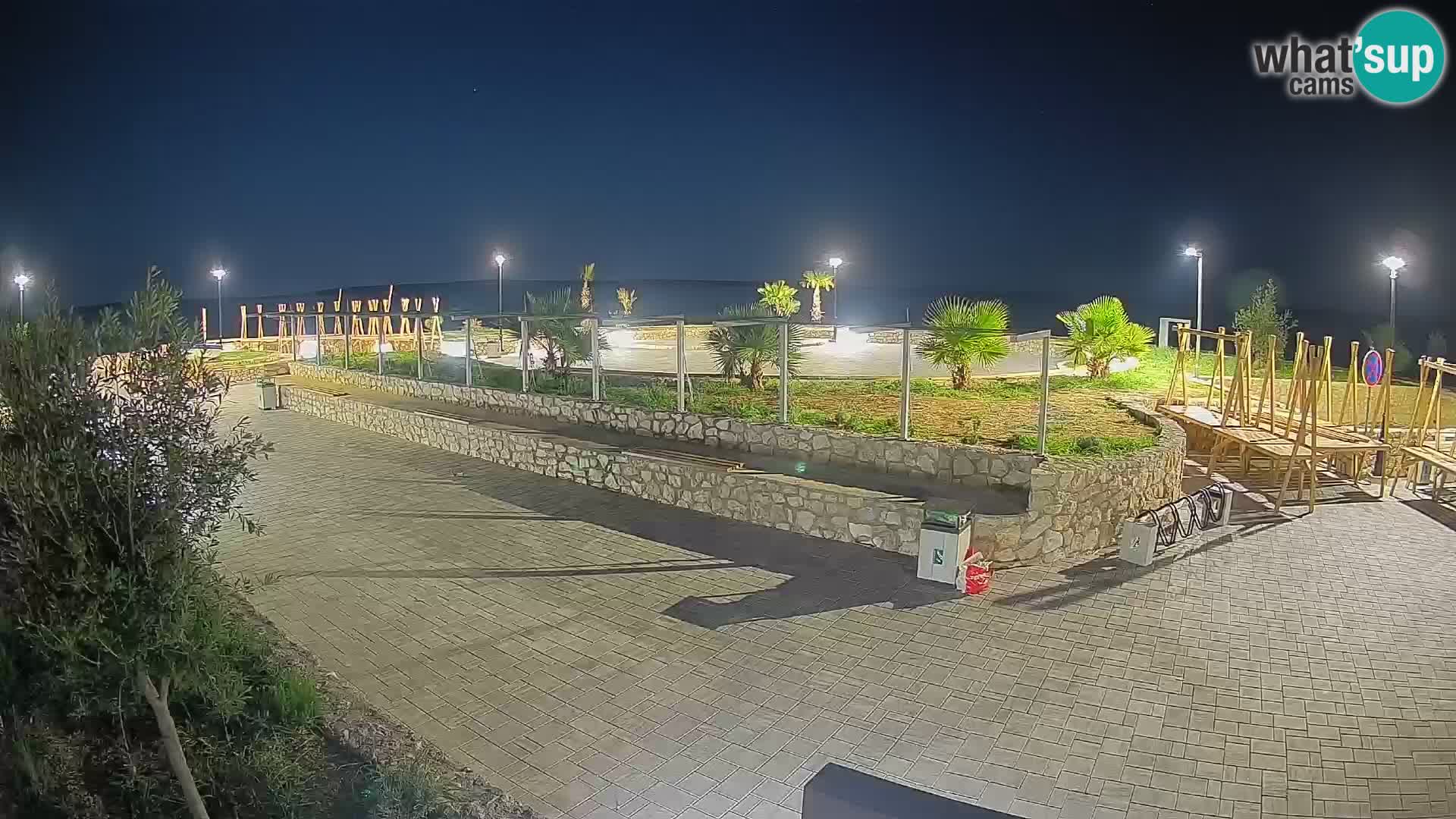 Mandre Summer Stage Webcam – Velika điga | Pag Island