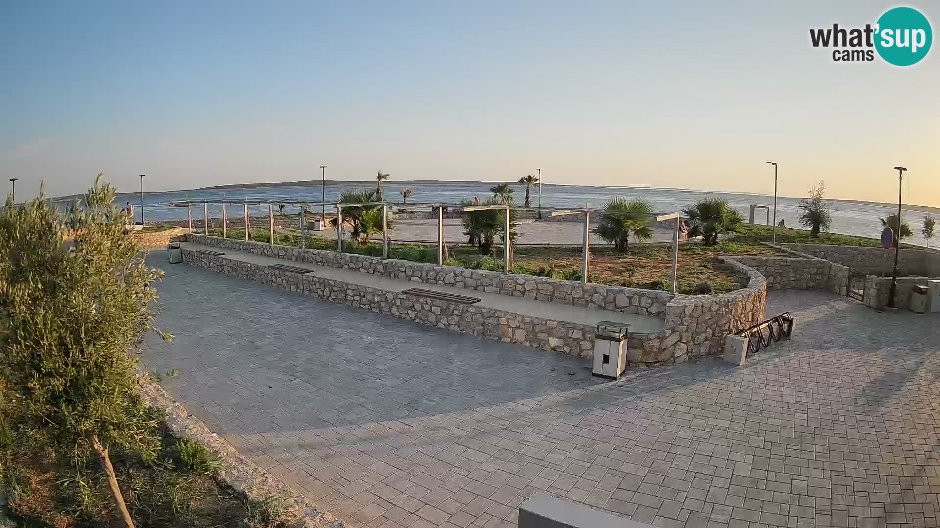 Webcam Mandre – Escenario de verano Velika điga | Isla de Pag