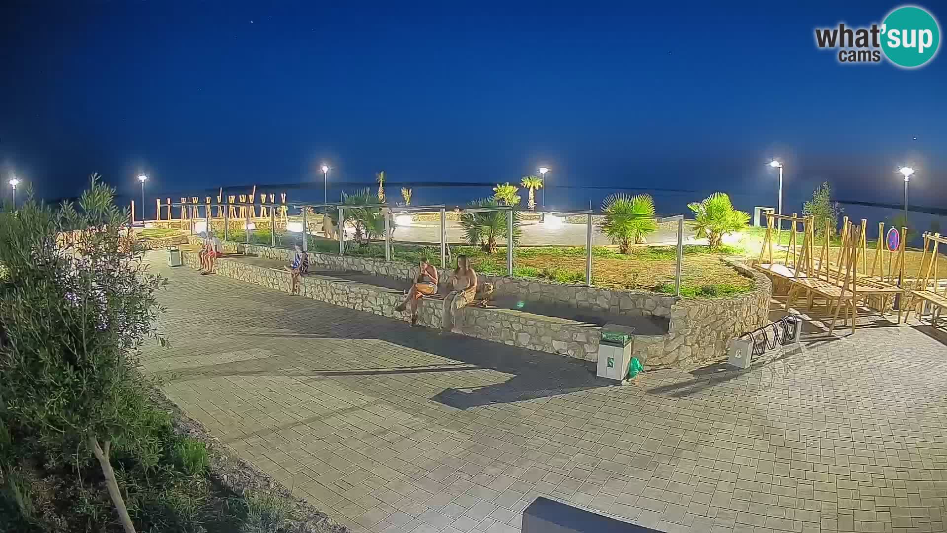 Mandre Summer Stage Webcam – Velika điga | Pag Island