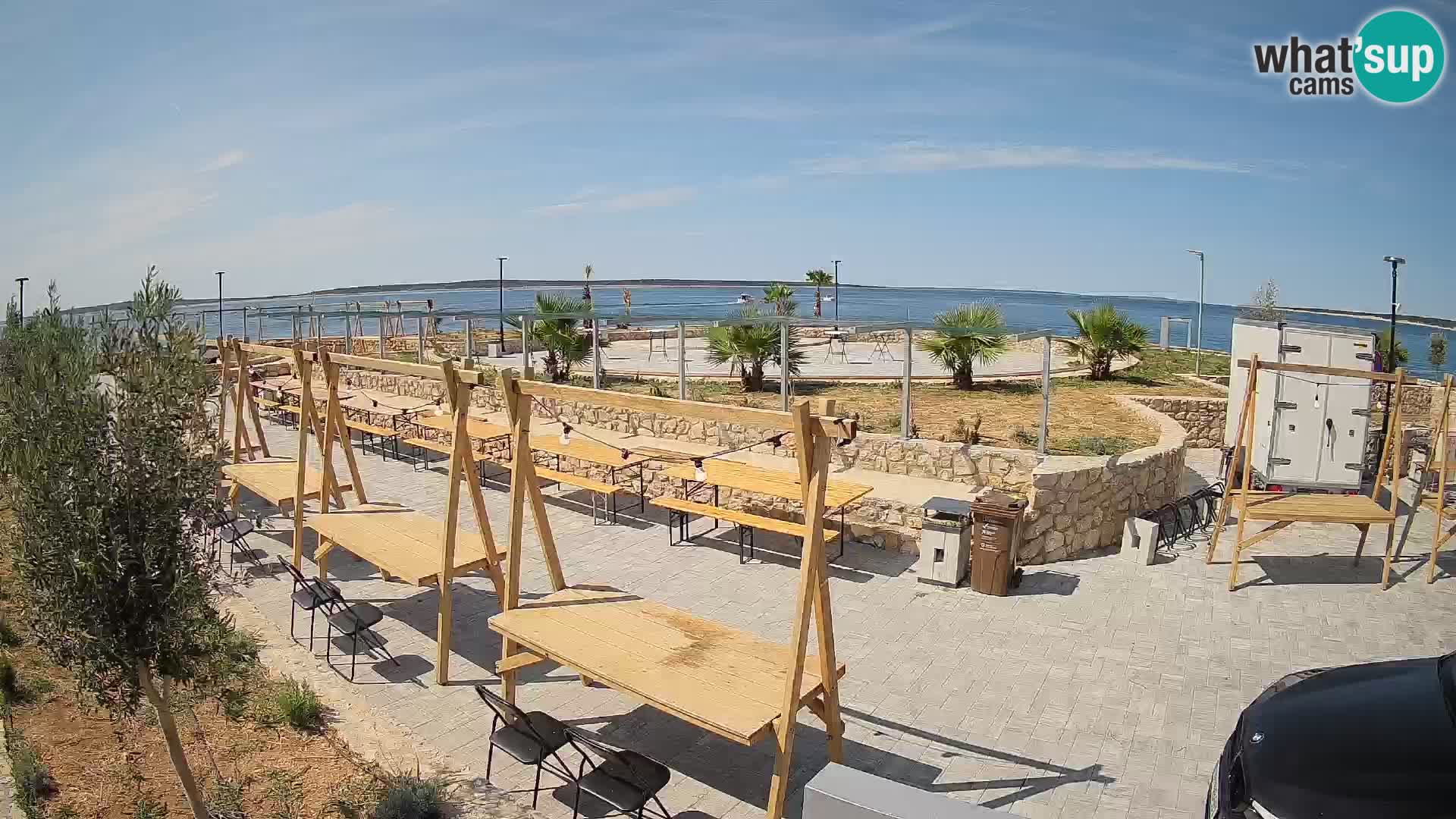 Webcam Mandre – Escenario de verano Velika điga | Isla de Pag