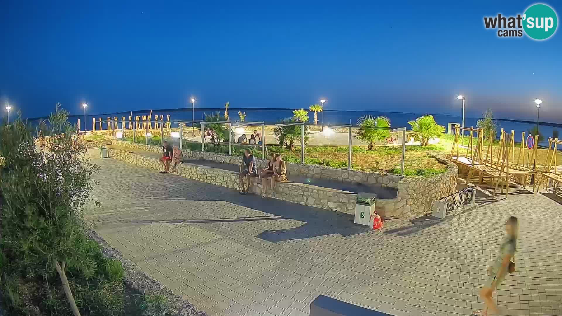Webcam Mandre – Escenario de verano Velika điga | Isla de Pag