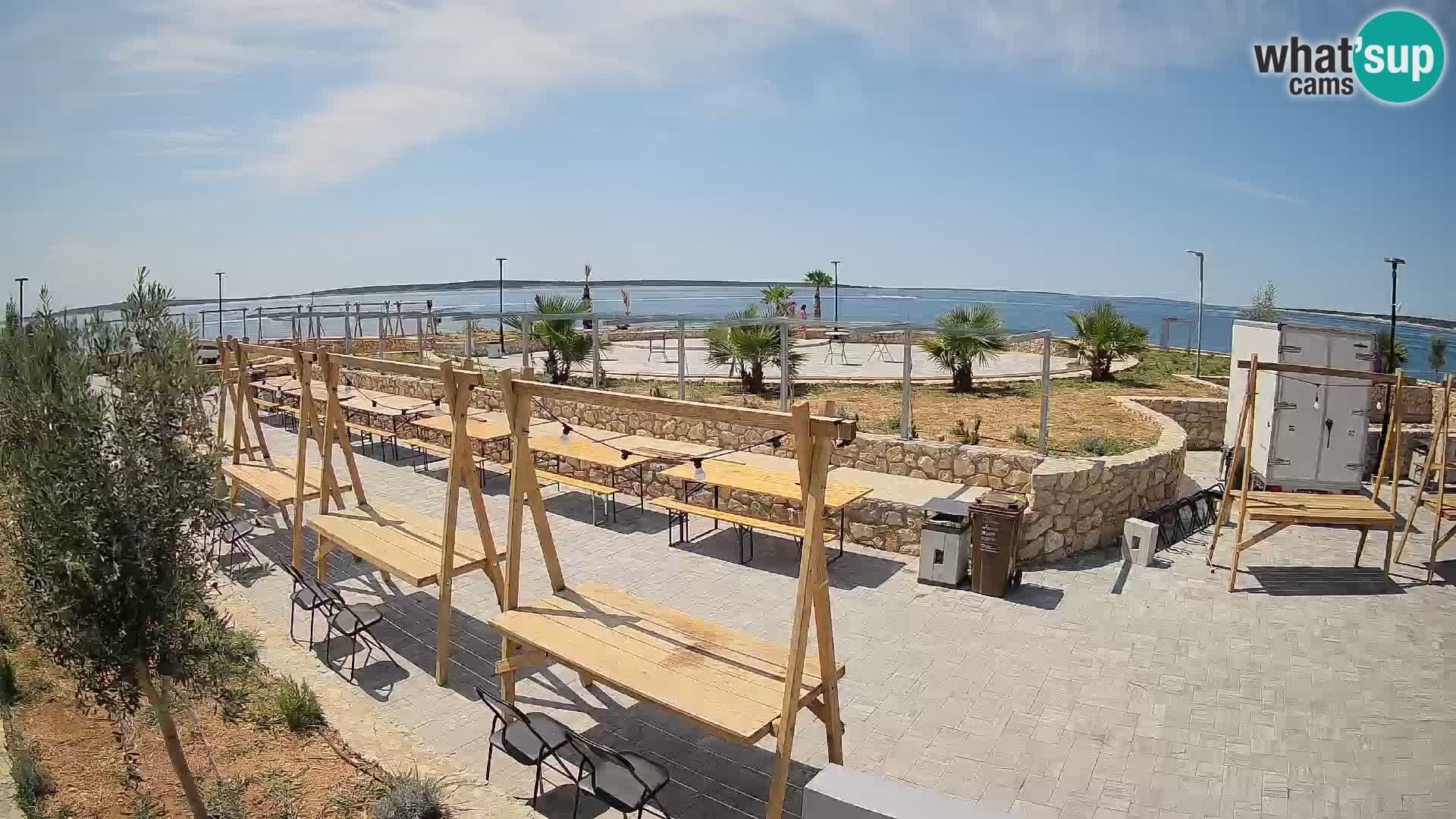 Webcam Mandre – Scène estivale Velika điga | Île de Pag