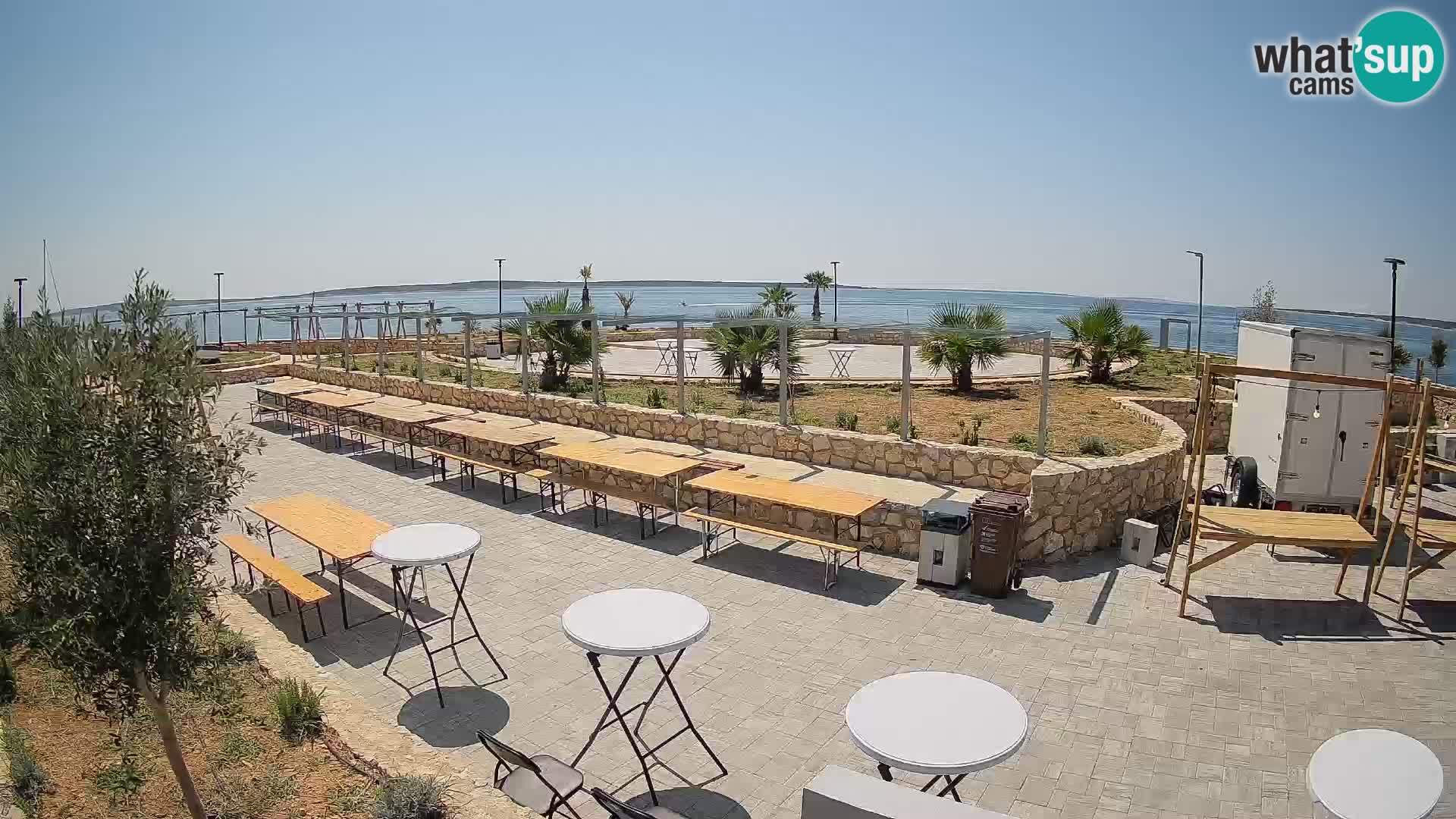 Webcam Mandre – Scène estivale Velika điga | Île de Pag