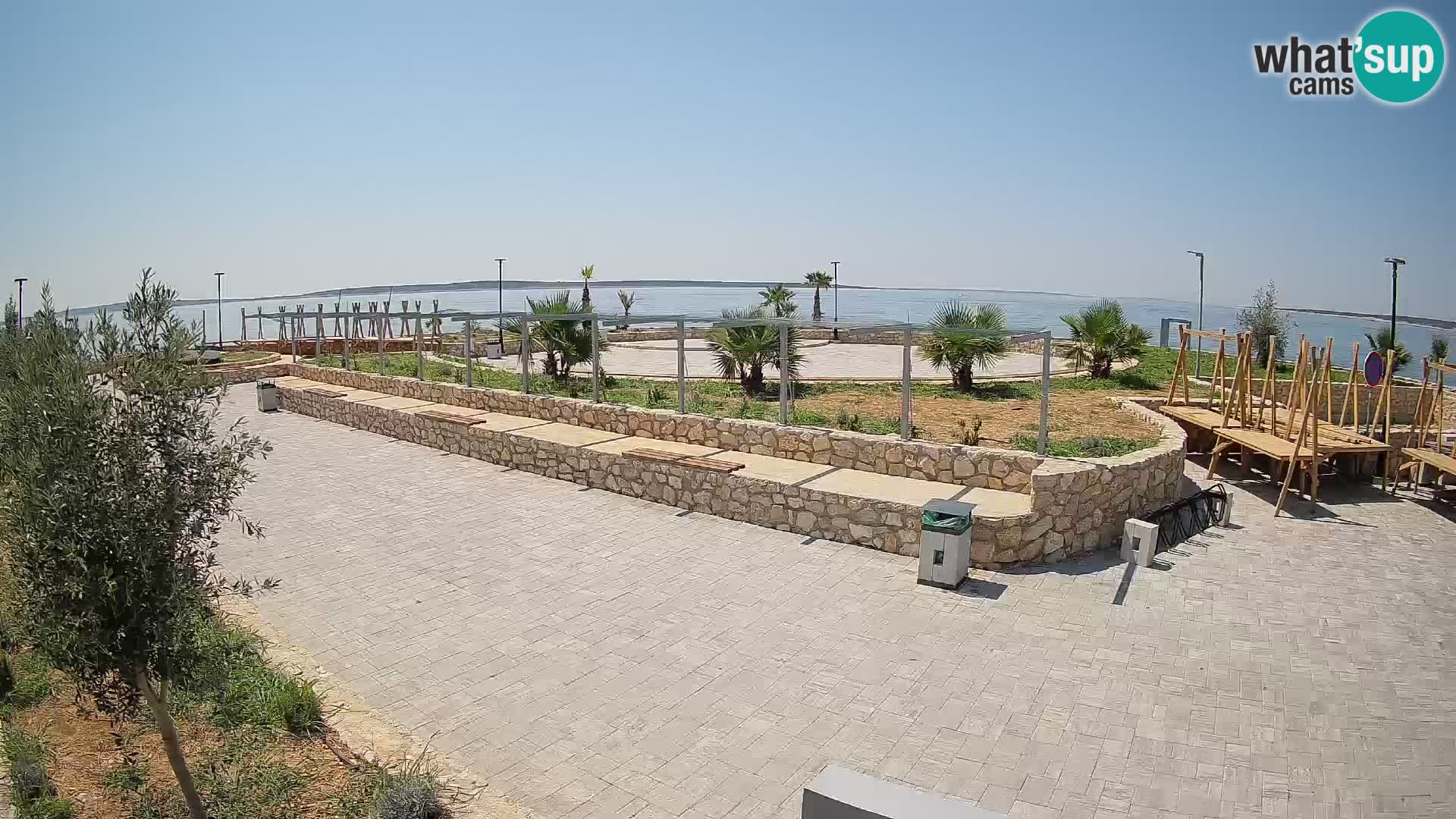 Mandre Summer Stage Webcam – Velika điga | Pag Island