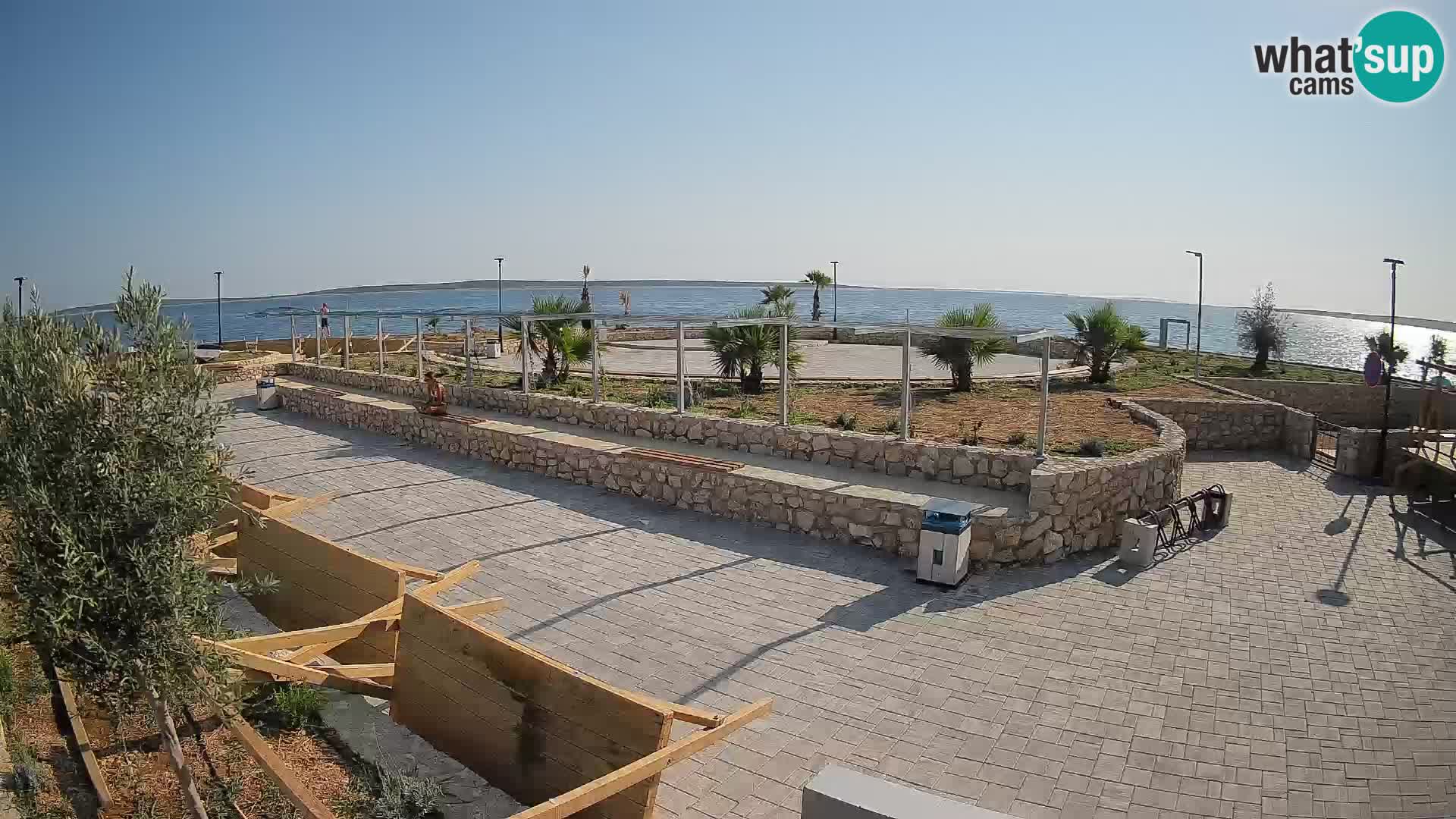 Webcam Mandre – Scène estivale Velika điga | Île de Pag
