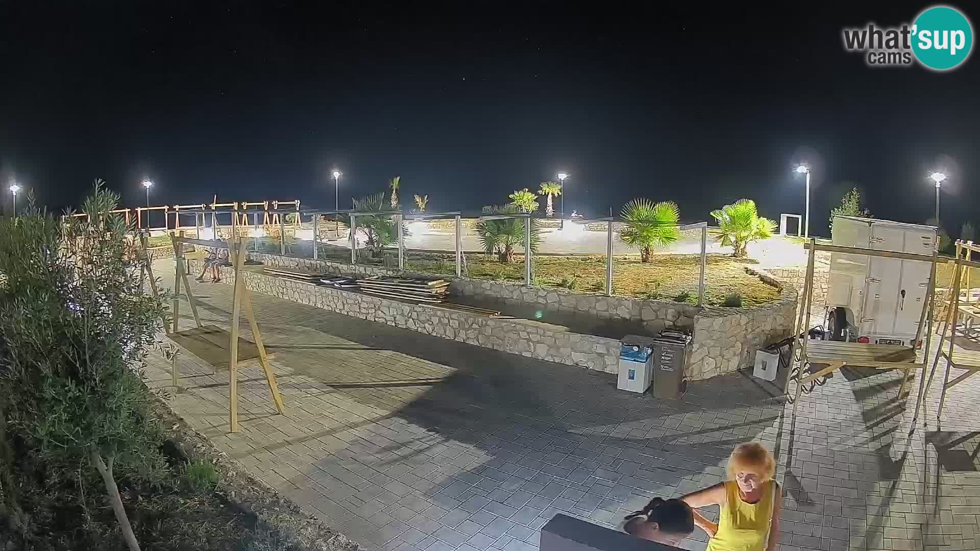 Mandre Sommerbühne Webcam – Velika điga | Insel Pag
