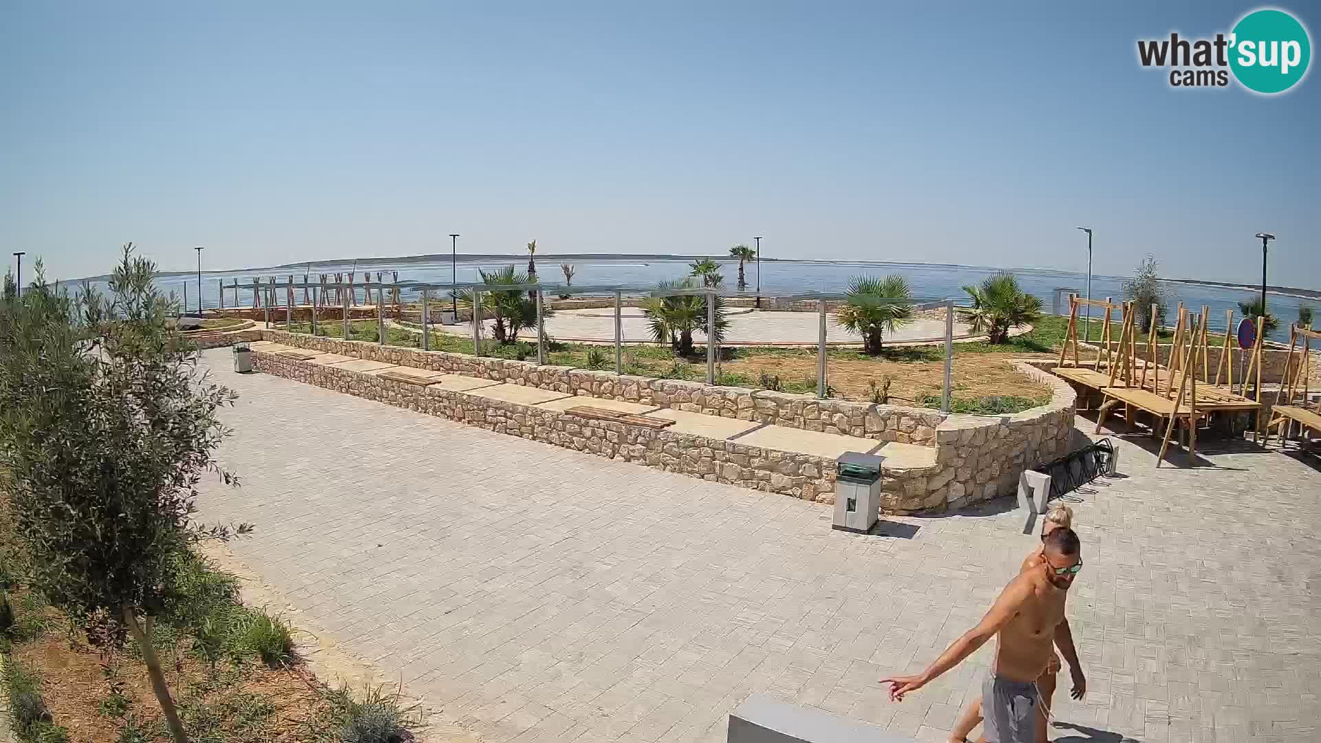Webcam Mandre – Escenario de verano Velika điga | Isla de Pag