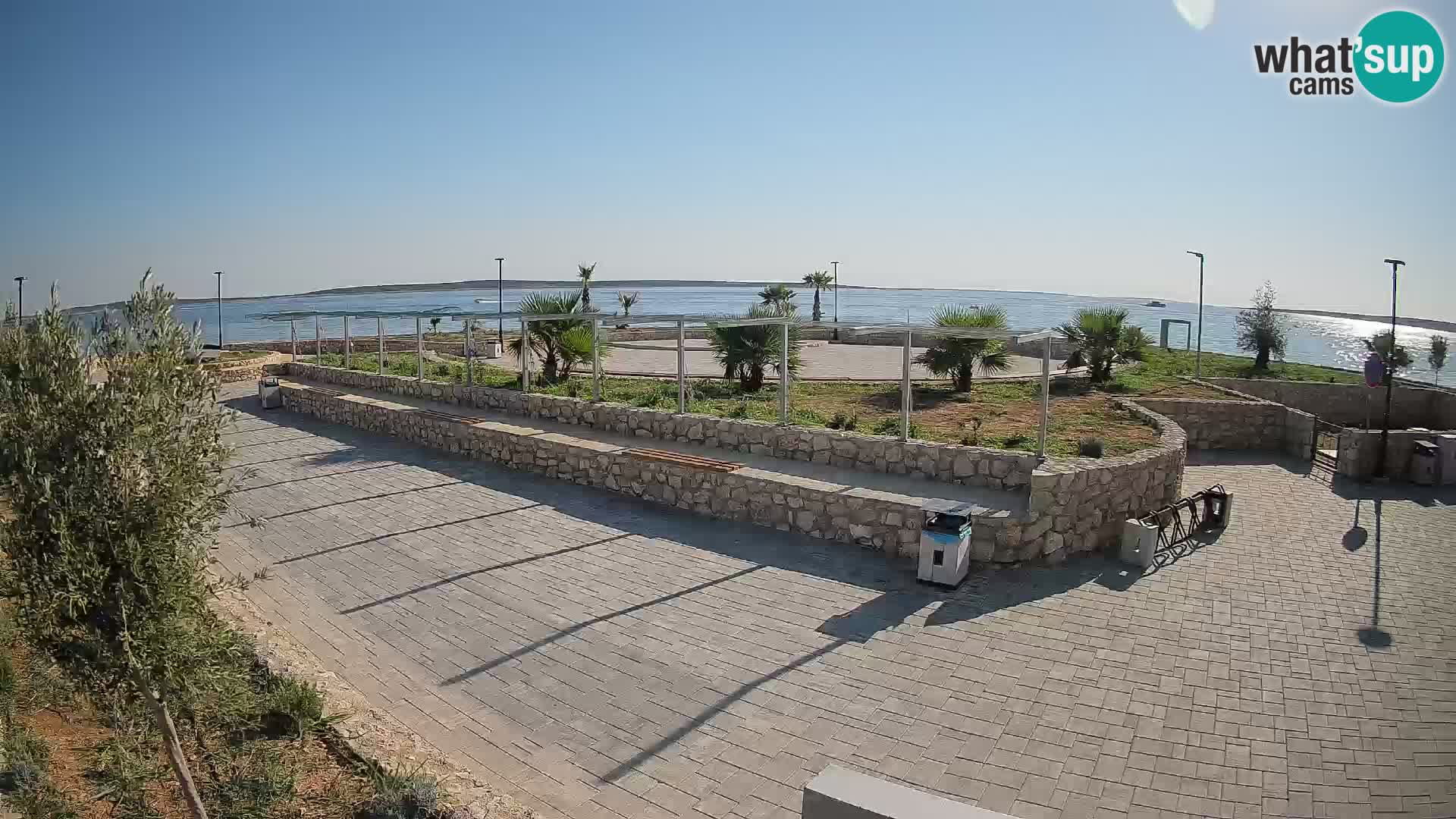 Webcam Mandre – Escenario de verano Velika điga | Isla de Pag