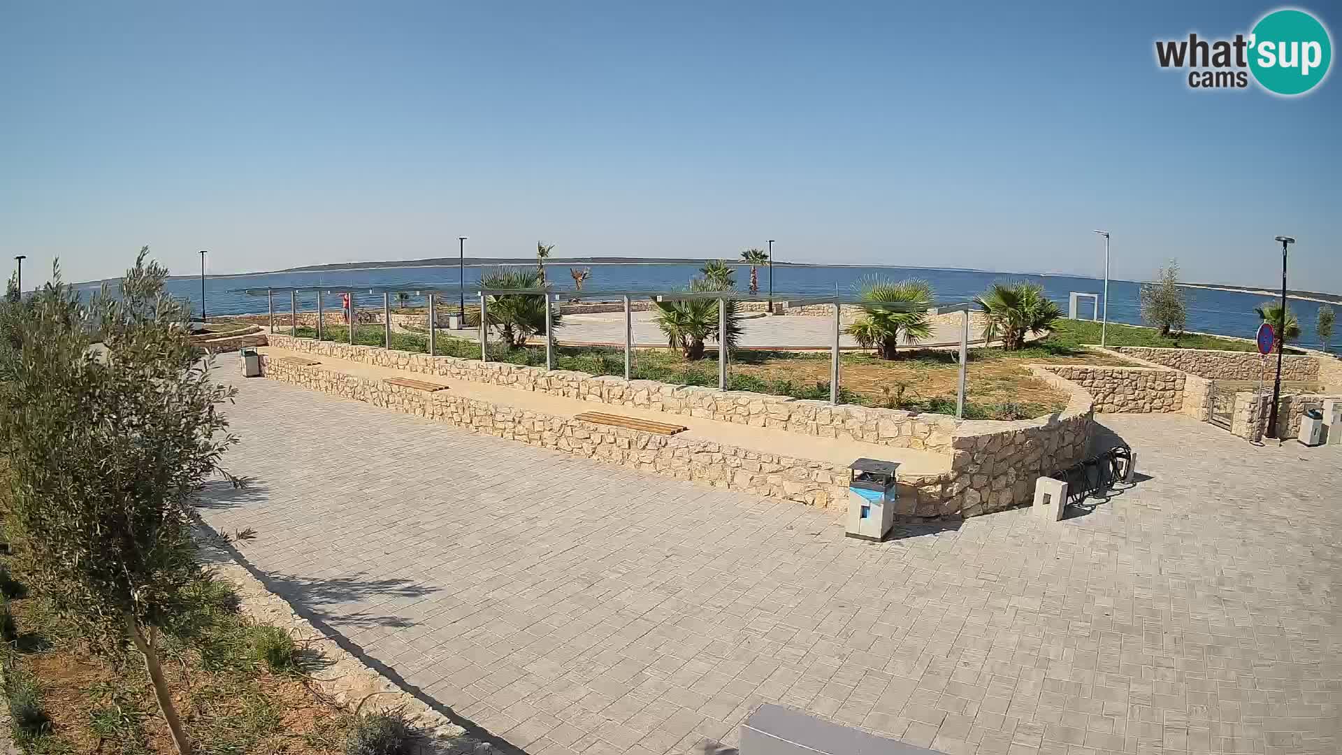 Webcam Mandre – Scène estivale Velika điga | Île de Pag