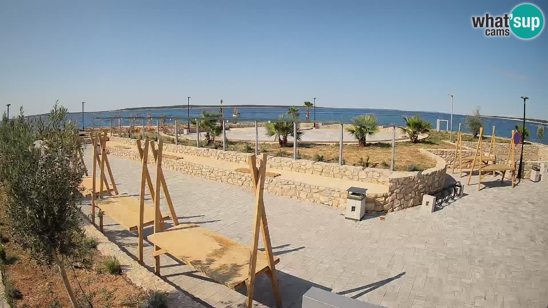 Webcam Mandre – Palco estivo Velika điga | Isola di Pag