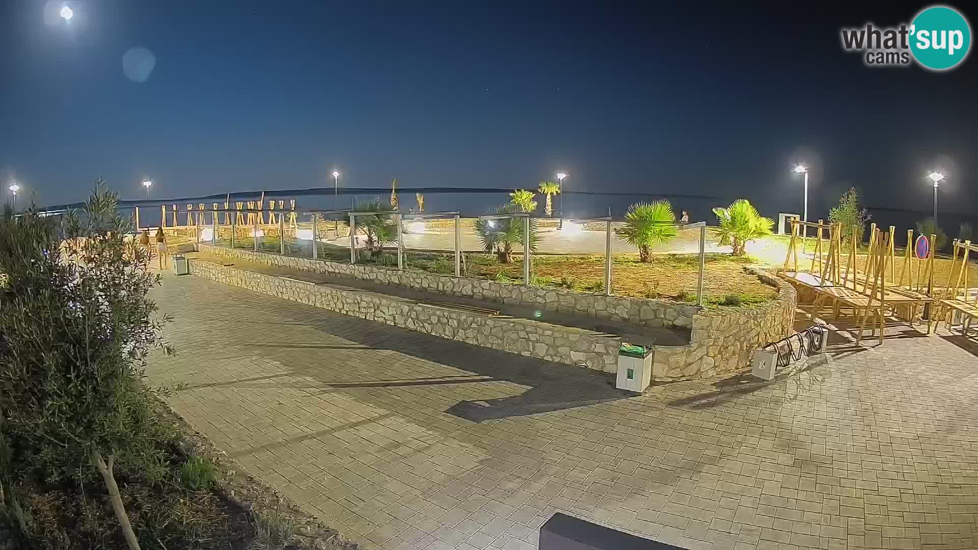 Webcam Mandre – Escenario de verano Velika điga | Isla de Pag